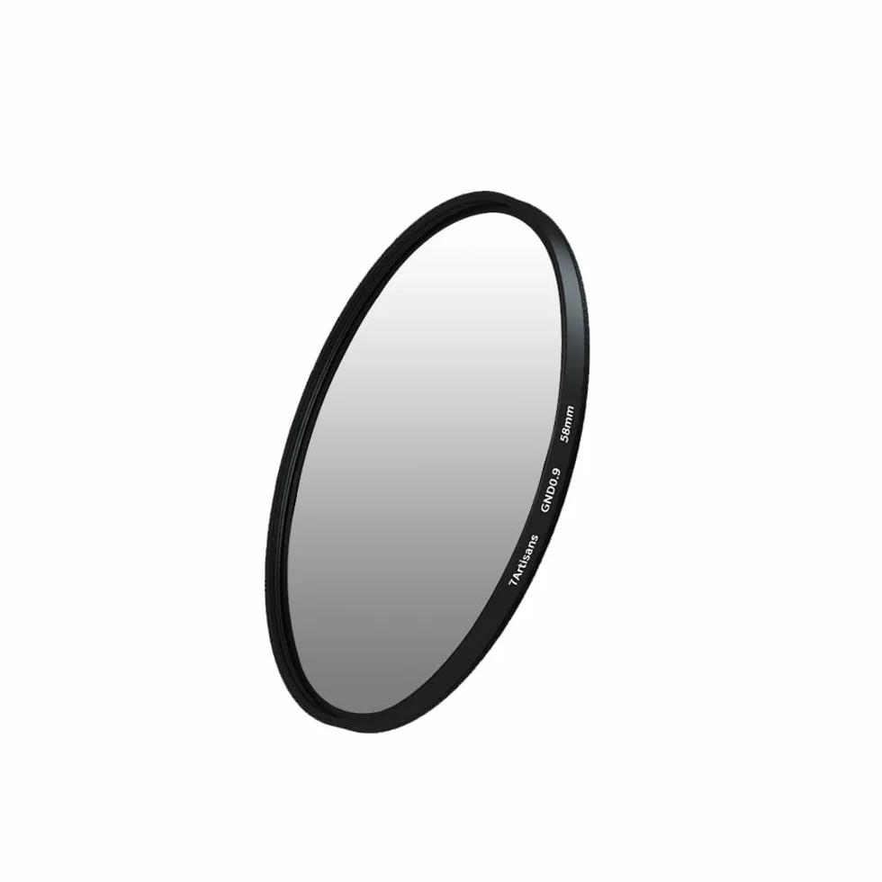 7artisans GND 0.9 - Filtro graduale morbido girevole (3 stop) 46 mm/49 mm/52 mm/55 mm/58 mm/62 mm/67 mm/72 mm/77 mm/82 mm GND 0,9 filtro graduato grigio neutro (55 mm)