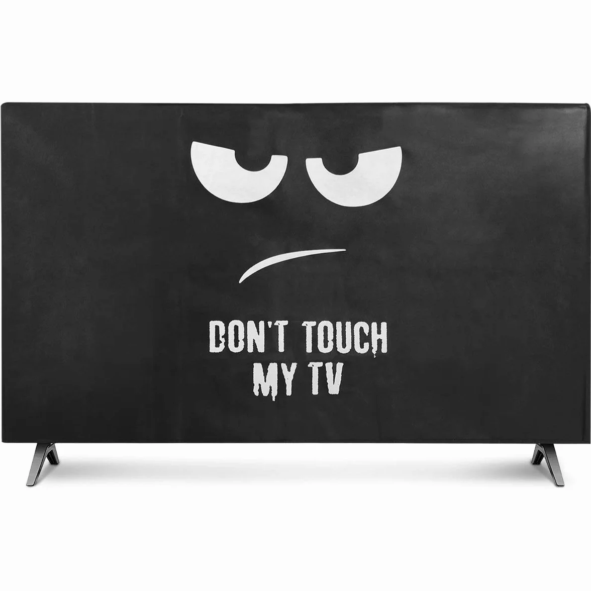 kwmobile Protezione Compatibile con 55" TV Cover Proteggi-Schermo PC TV Anti-Polvere bianco/nero