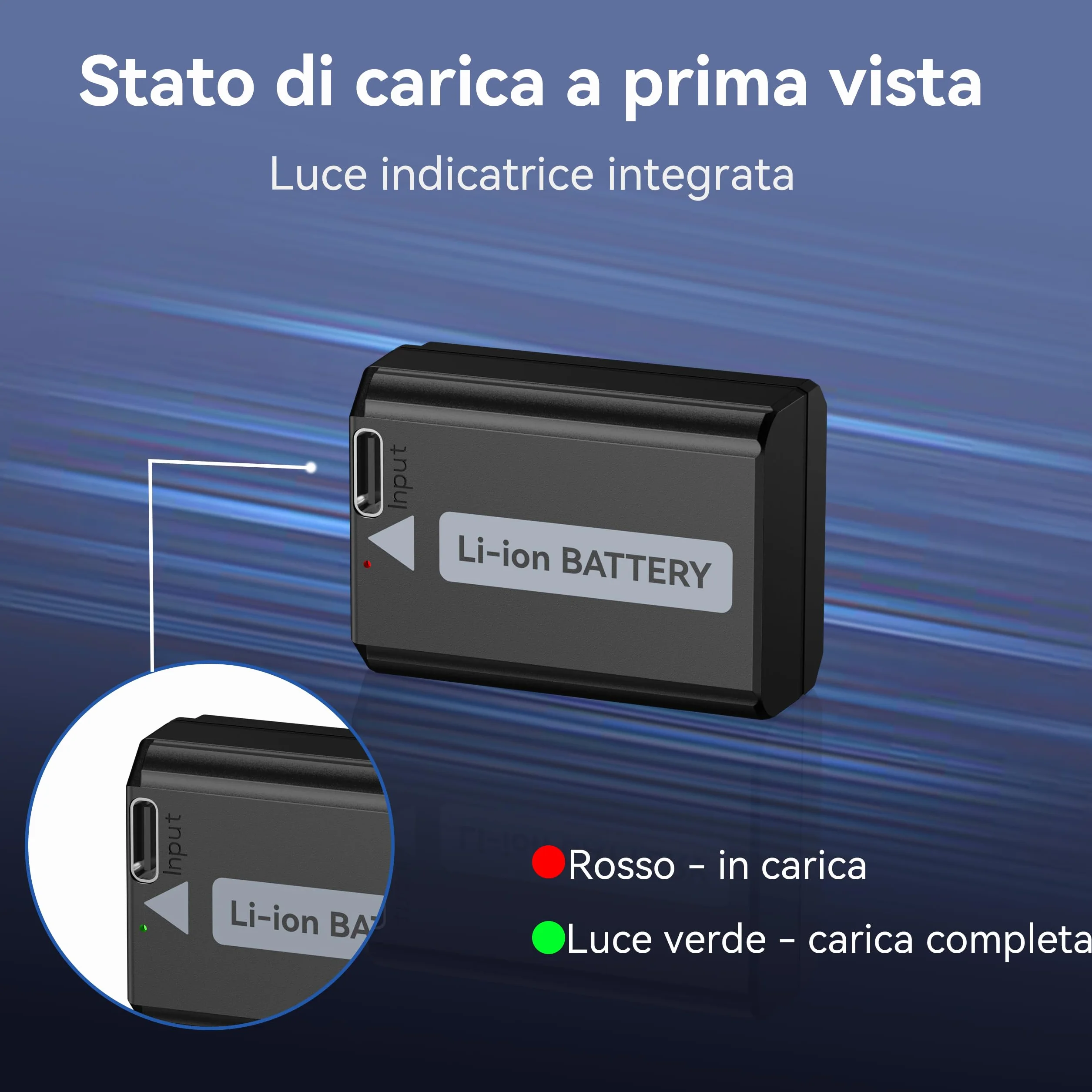 ENEGON NP-FW50 Batteria di ricambio USB-C a carica diretta 1500 mAh,compatibile con Sony ZV-E10 NEX 3/5/7 e SLT-A, Sony A7, A7SII, A7R, A7RII, A3000, A6000, A6500, A6300, A55, A51