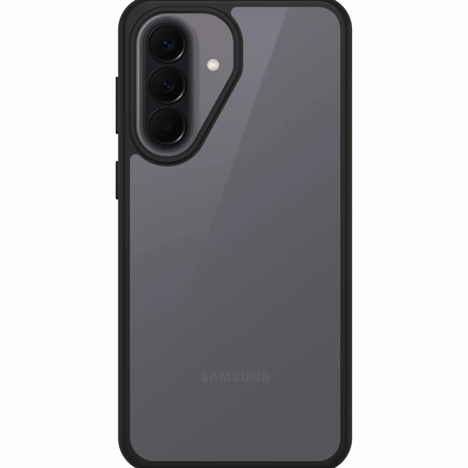 OtterBox Cover React Series per Samsung Galaxy A57 5G, resistente a shock e cadute fino, cover ultrasottile, testata a norme MIL-STD 810G, Trasparente/Nero, Senza Retail Package
