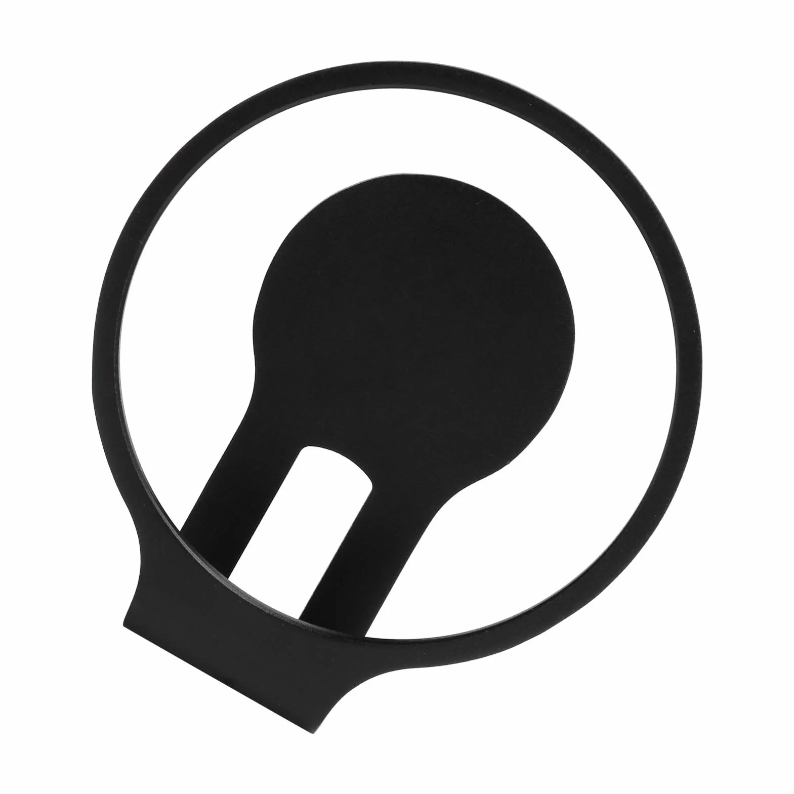 PUSOKEI Supporto a Parete per HomePod Mini - Robusto Supporto in Lega di Alluminio, Supporto per Soluzione Salvaspazio Compatibile con Homepod Mini Altoparlante(Nero)