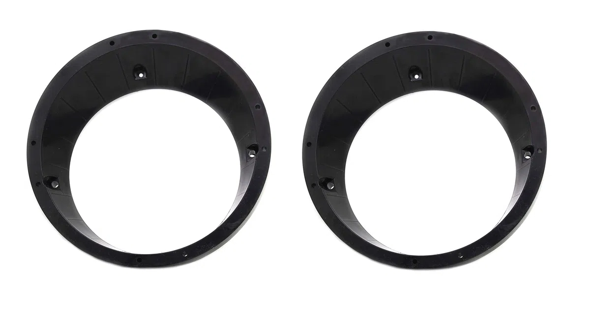 JSP Manufacturing Anelli adattatori per Altoparlanti JSP da 5,25 a 6,5 compatibili con carenature Harley Batwing FLHX FLHT 96-13