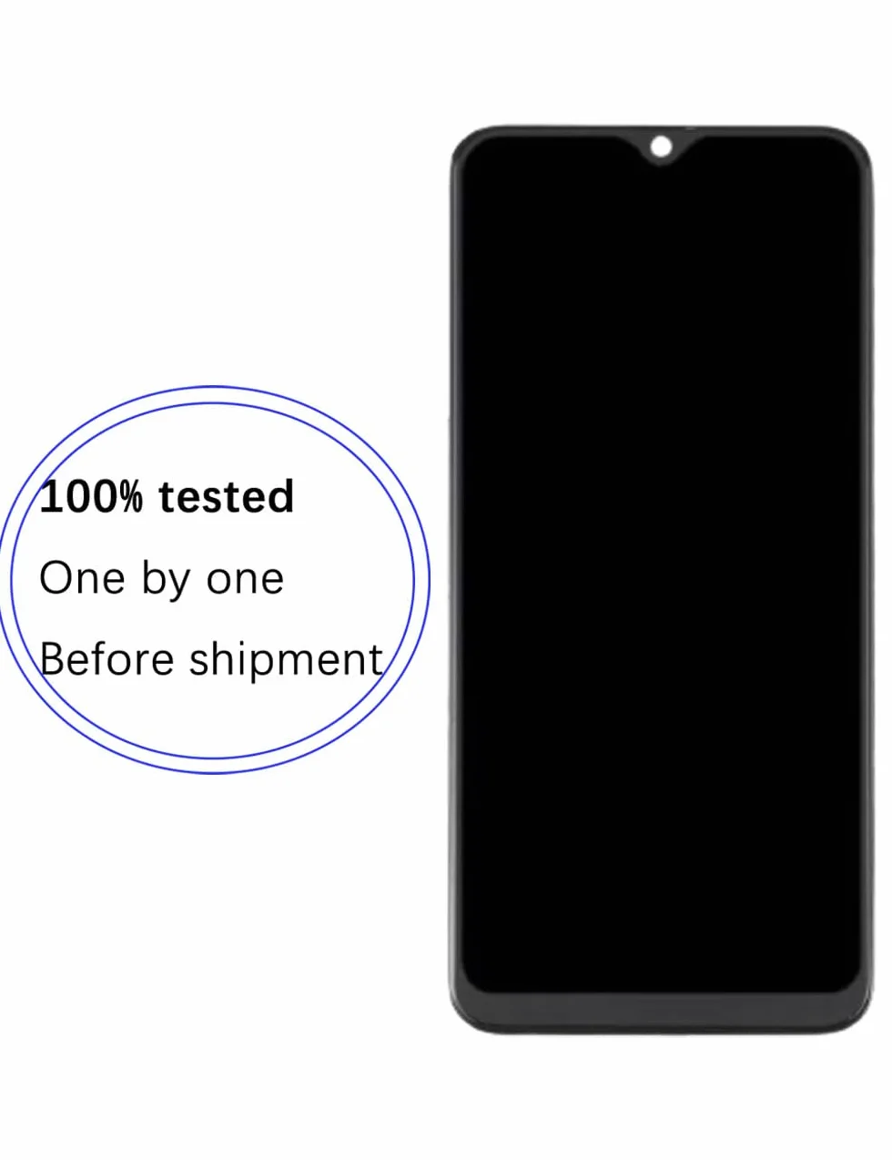 Schermo LCD sostitutivo per Samsung Galaxy A30s, schermo TFT LCD, A307F A307FN A307G, schermo LCD Display Touch Digitizer Assembly Kit di riparazione (senza impronte digitali, nero con cornice)