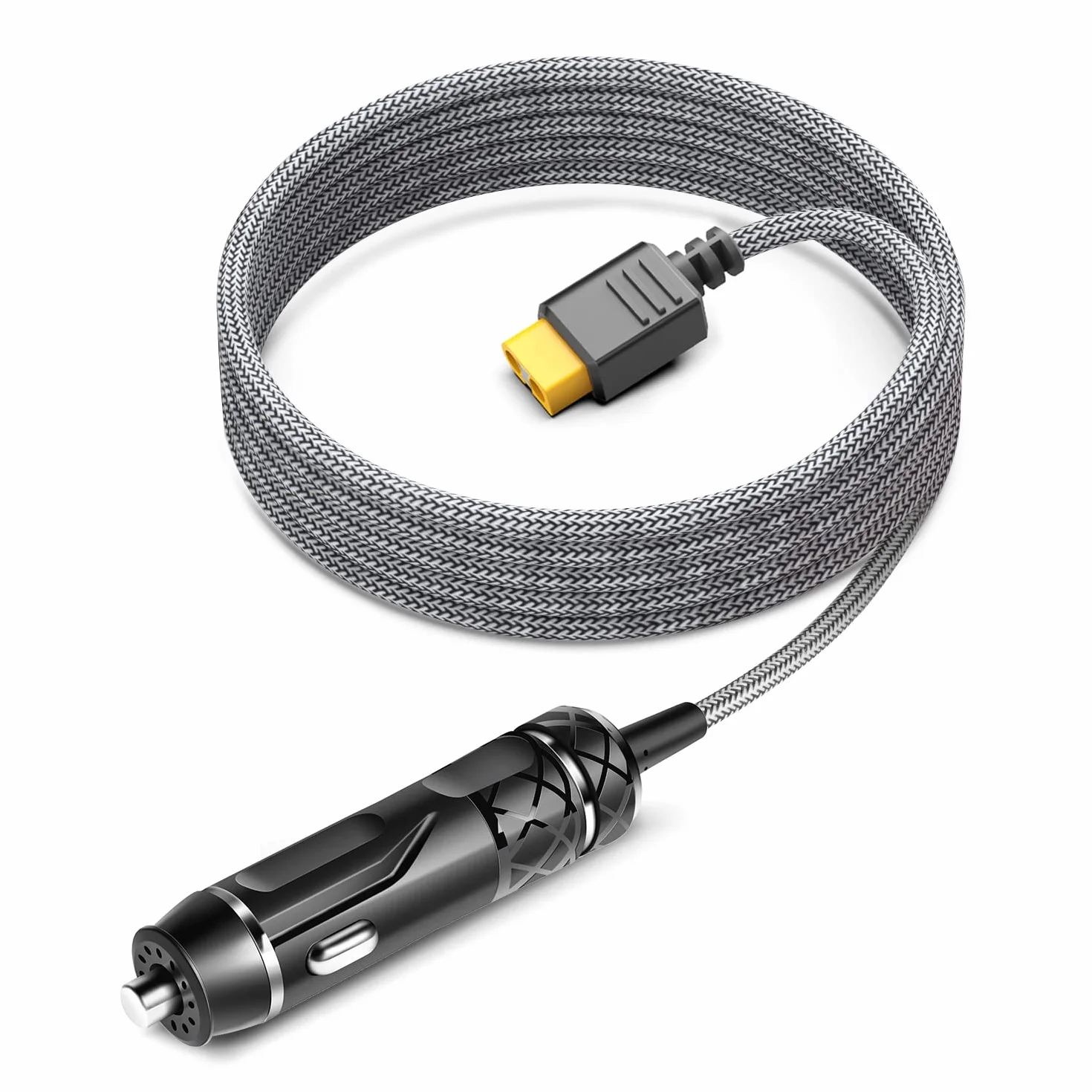 KFD 12V-24V XT60 Caricabatteria da Auto, DC Alimentatore Adattatore per auto per ECOFLOW, stazione di alimentazione portatile RIVER 2 pannello solare RV generatore solare 1,5m 16AWG Cavo XT60