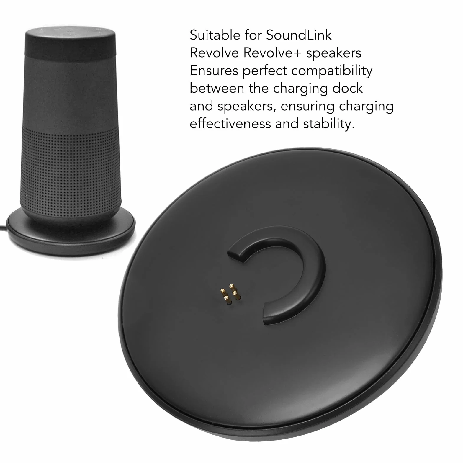 Base di Ricarica per Revolve, Dock di Ricarica per SoundLink Revolve/Revolve+ Altoparlante Bluetooth, Dock di Ricarica Sostitutivo con Cavo di Ricarica