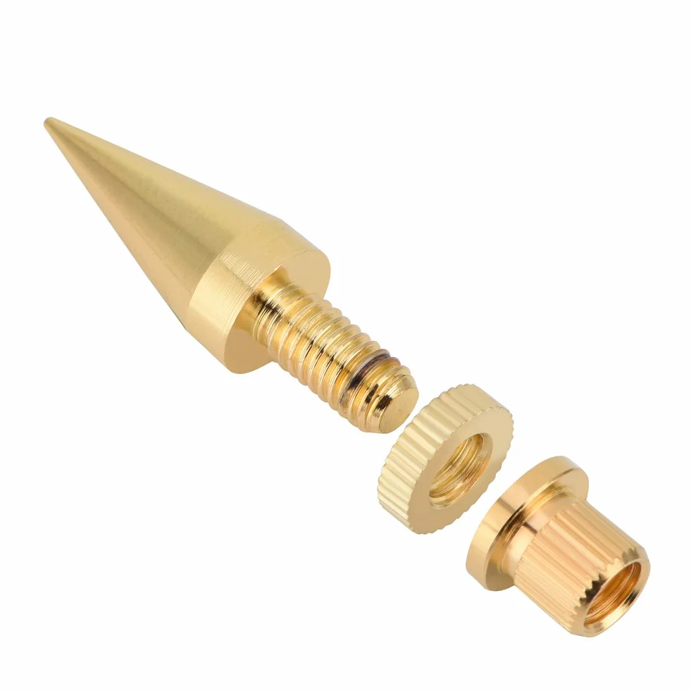Piedini per Altoparlanti 8 Paia 6 x 36 mm Rame Ammortizzatori Cono Absorber Vite + Piedino Audio Subwoofer HIFI