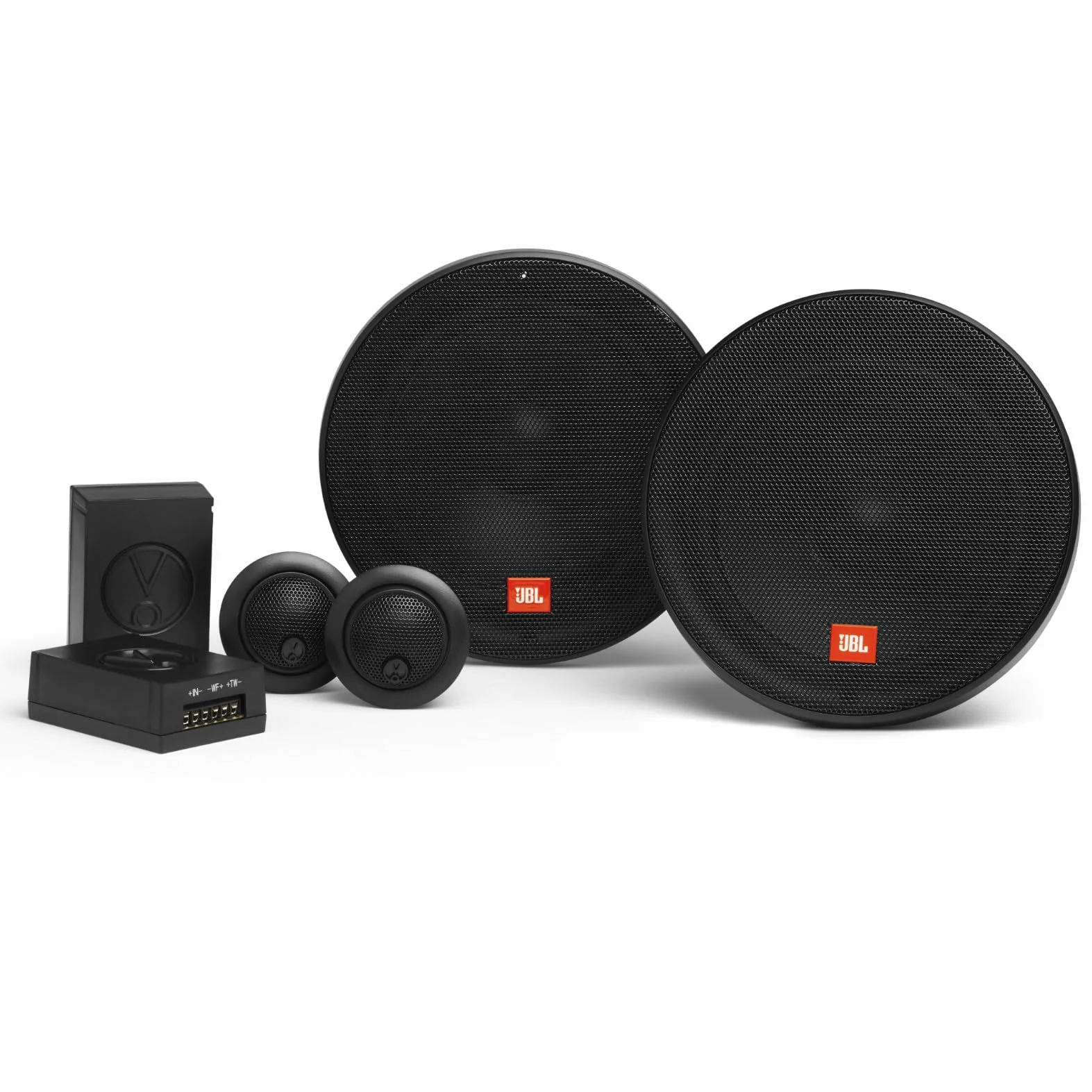 JBL Stage2 604C Sistema Componenti impianto Stereo Altoparlanti auto a 2 vie - Set di Casse Auto da 270 Watt da 16 - 17 cm a parete e tweeter a parete
