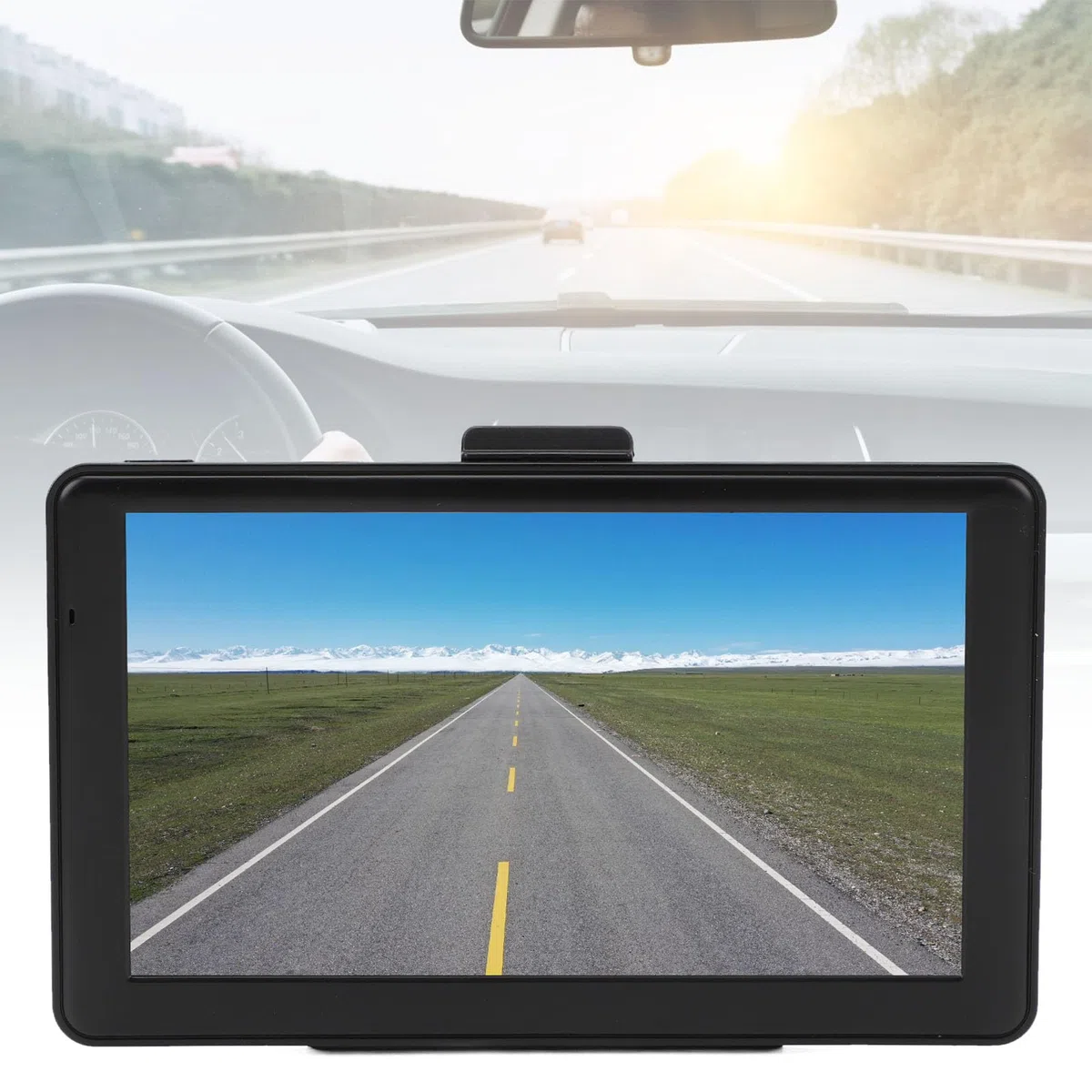 Navigazione GPS per camionisti con display 7 pollici, guida vocale e registrazione della velocità - di navigazione per camion auto (asiatico
