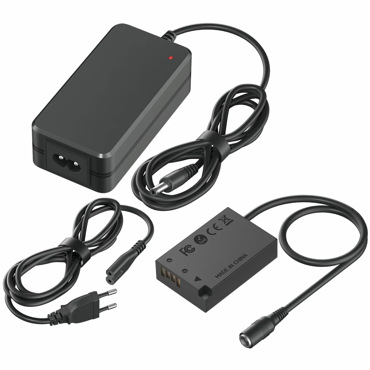 CITYORK DR-E18, adattatore AC di ricambio per Canon Rebel SL2, T6i, T6s, T7i, EOS M3, M5, M6, EOS 200D, 250D, 77D, 750D, 760D, 800D, 800D, 800D, 800D, KISS X8i