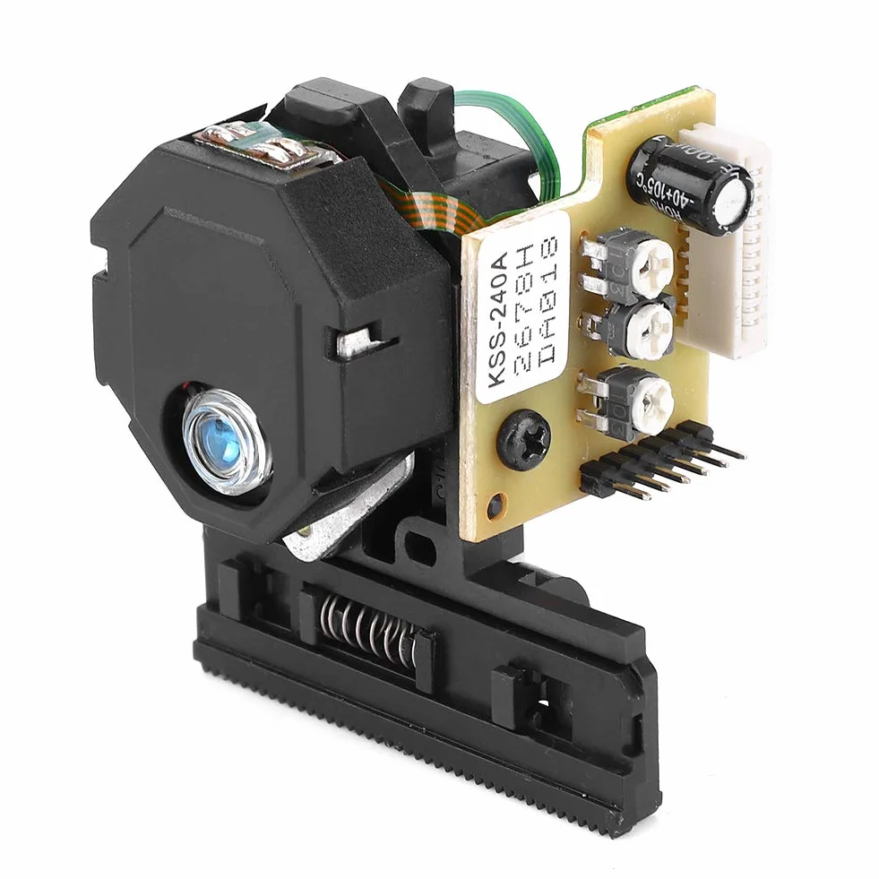 Testina Laser Ottica per Lettore DVD Lente Singola Vetro Blu Trasparente Componente Elettronico Riparazione Sostituzione