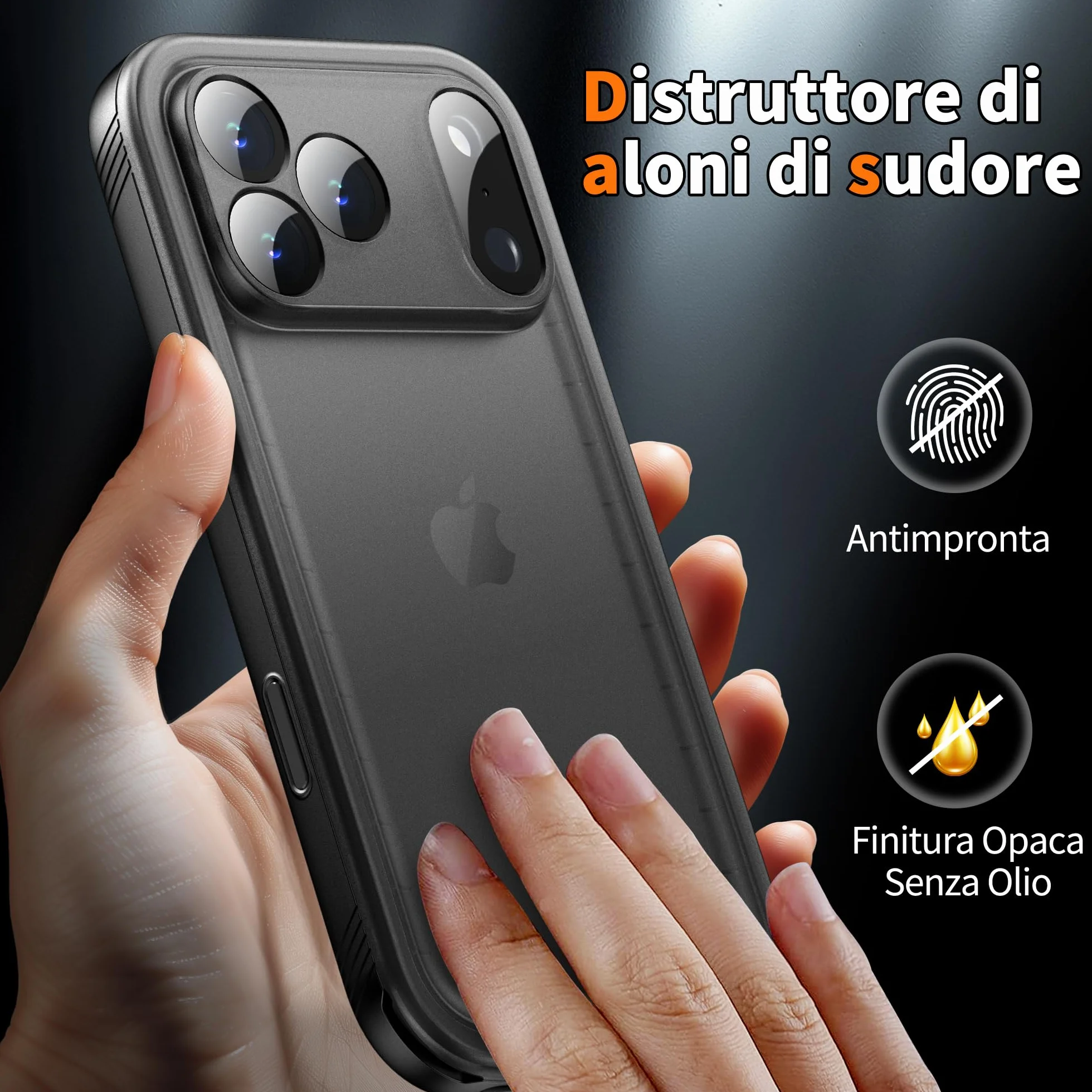 Cozycase TOP Cover Protettiva Per iPhone 17 Pro Impermeabile Antiurto IP68 Subacquea Antipolvere 360 Completa integrale Militare Rigida Rugged Custodia Resistente i Phone 17Pro Anti Urto Waterproof
