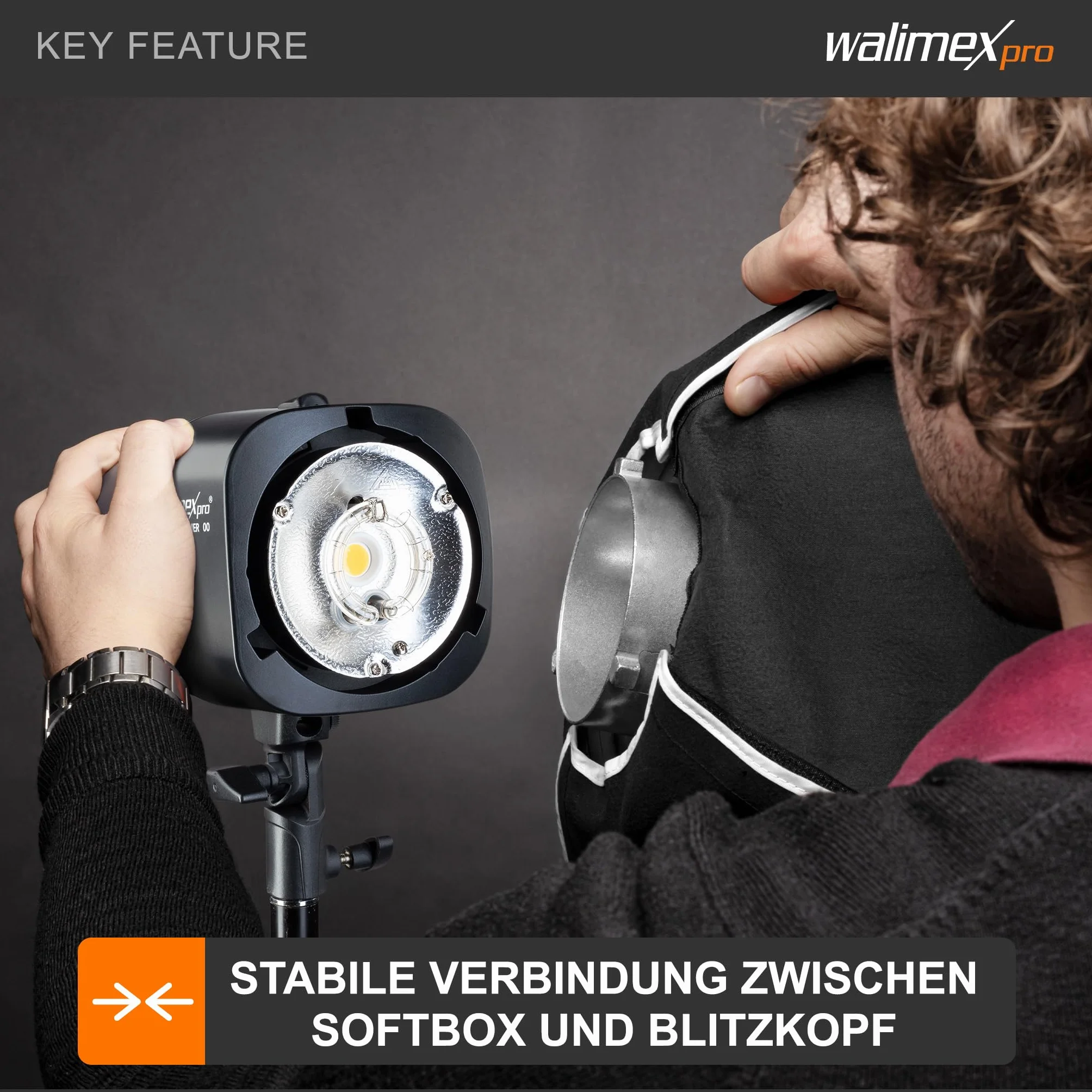 Walimex - Adattatore softbox per Aurora/Bowens