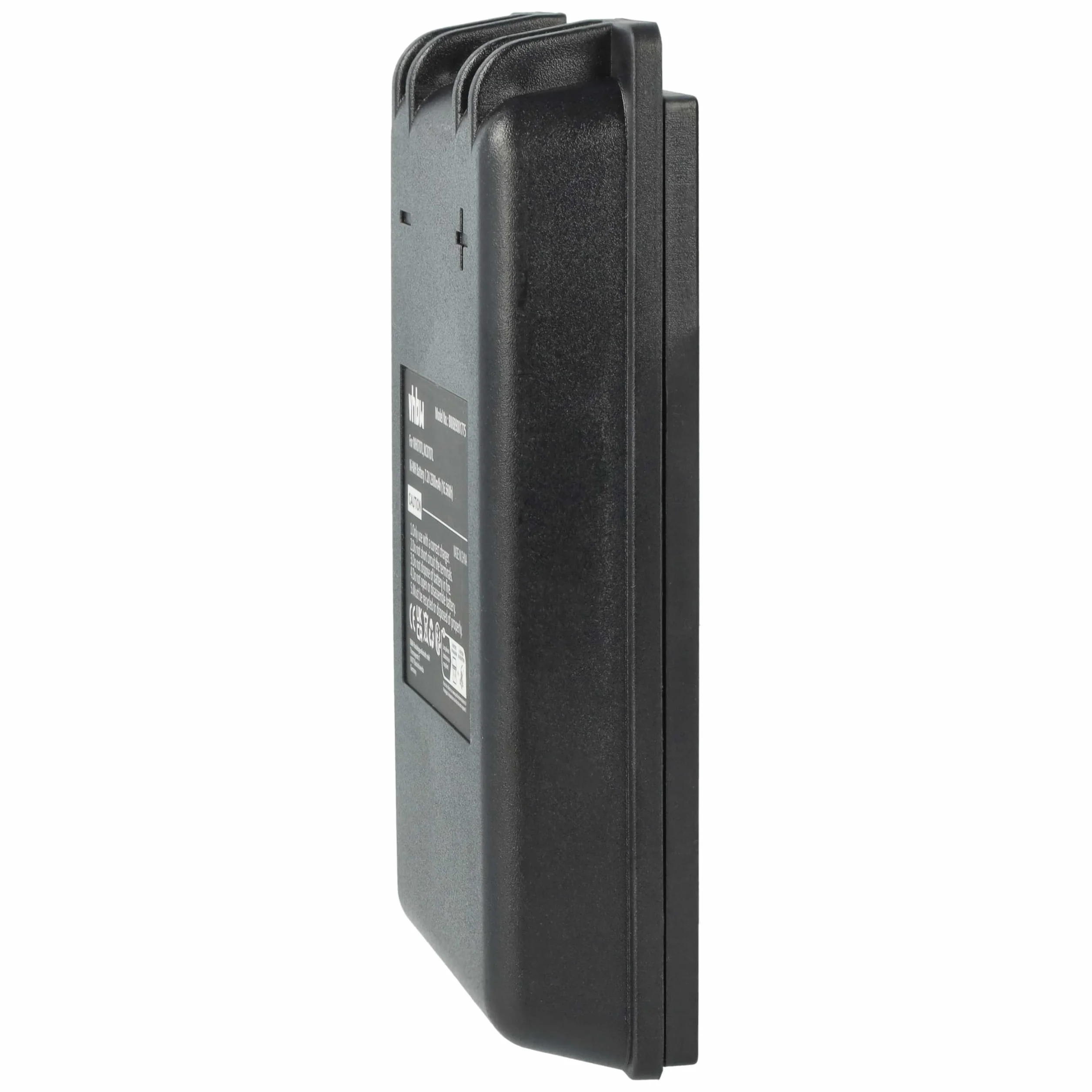 vhbw Batteria Compatibile Autec UTX97 CB71.F FUA10 Radiocomando Industriale Telecomando 2300mAh 7,2V NiMH Nero