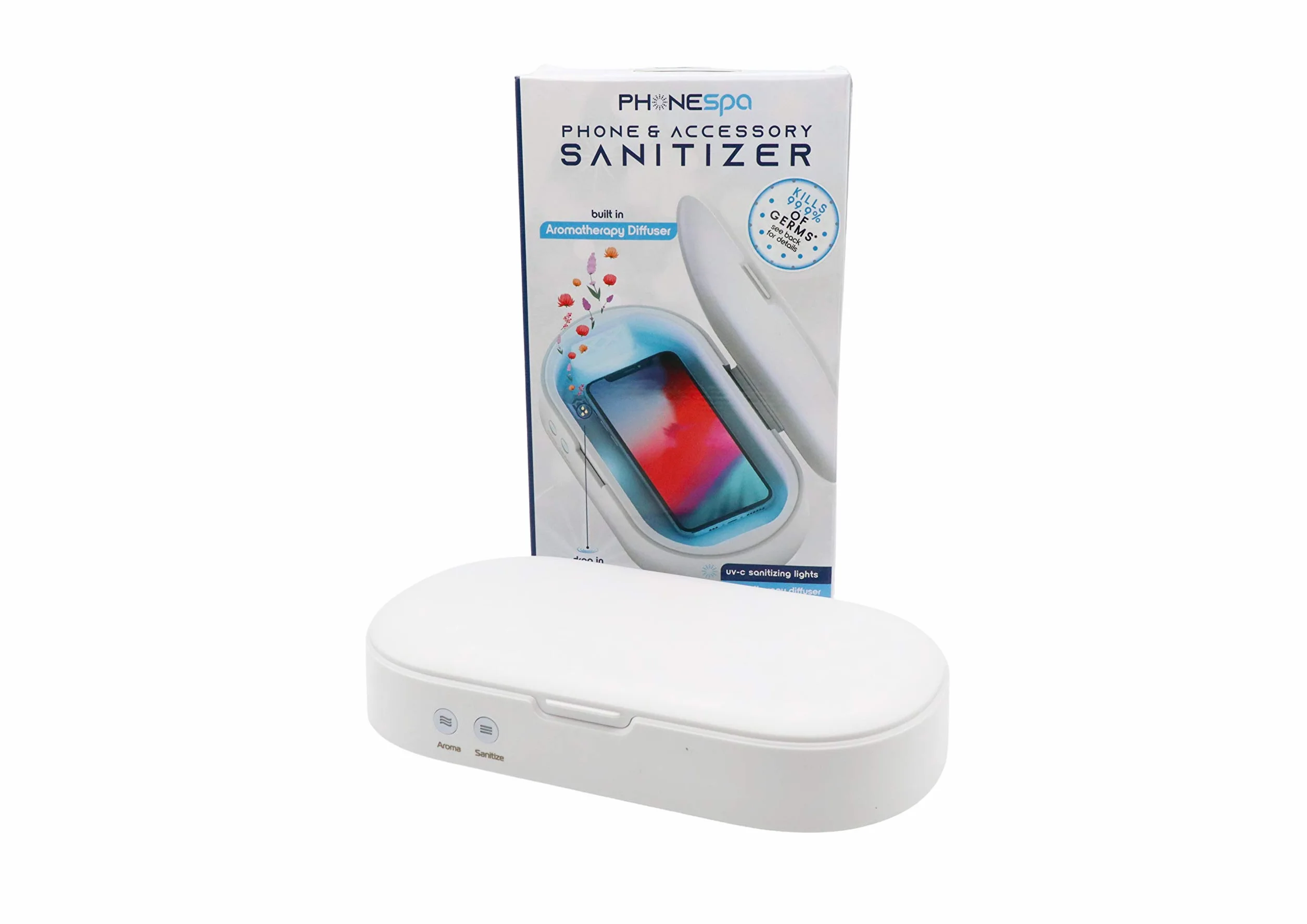 Phone Sterilizzatore Portatile Multiuso Dotato Anche di aromaterapia