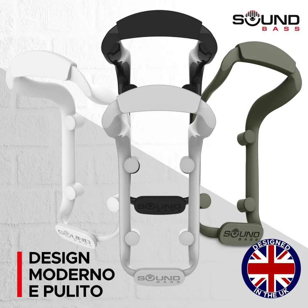 Sound bass staffa da parete per altoparlante Move, resistente alle intemperie, compatibile con Sonos Move e Move 2, con accessori di montaggio inclusi (Move 2 - Bianco)