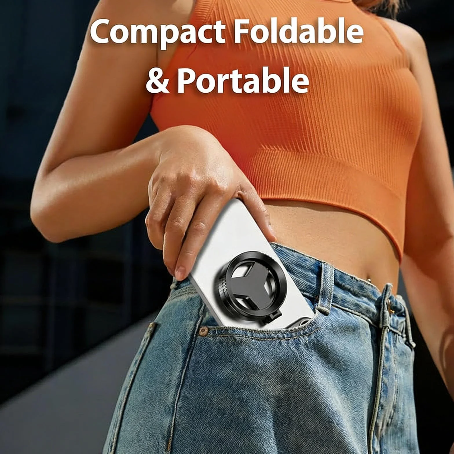 Anti-Glare Magnetic Phone Filter, 52mm Polarizing Lens Filter, Magnetic Adapter Mount for Smartphone Photography (1 PCS)