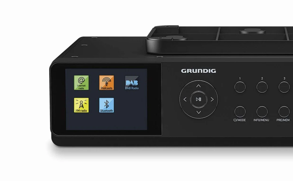 GRUNDIG DKR Radio da Cucina Bluetooth DAB DAB+ Web Nero