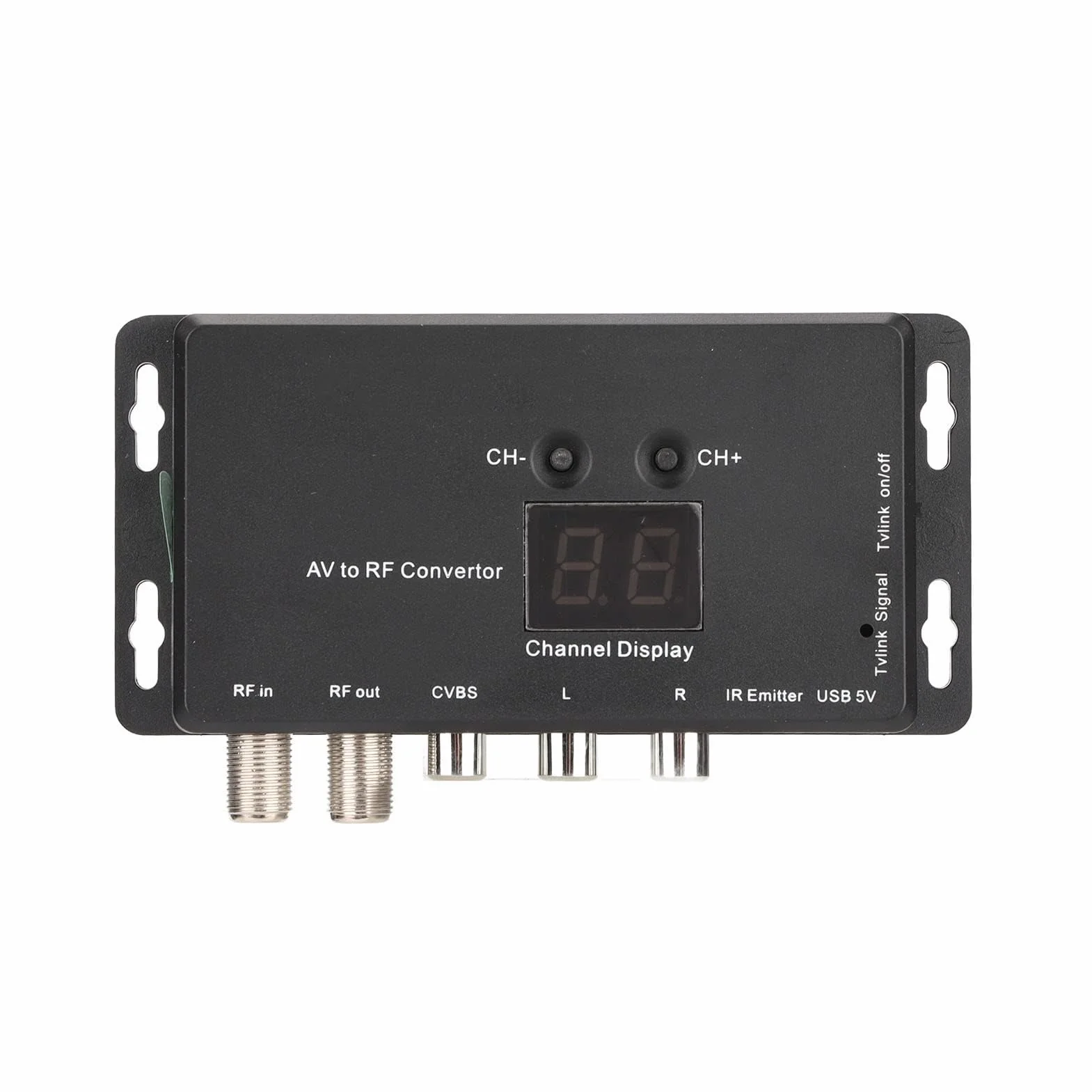 Modulatore UHF TV Link, Convertitore RF Compatibile con Decoder