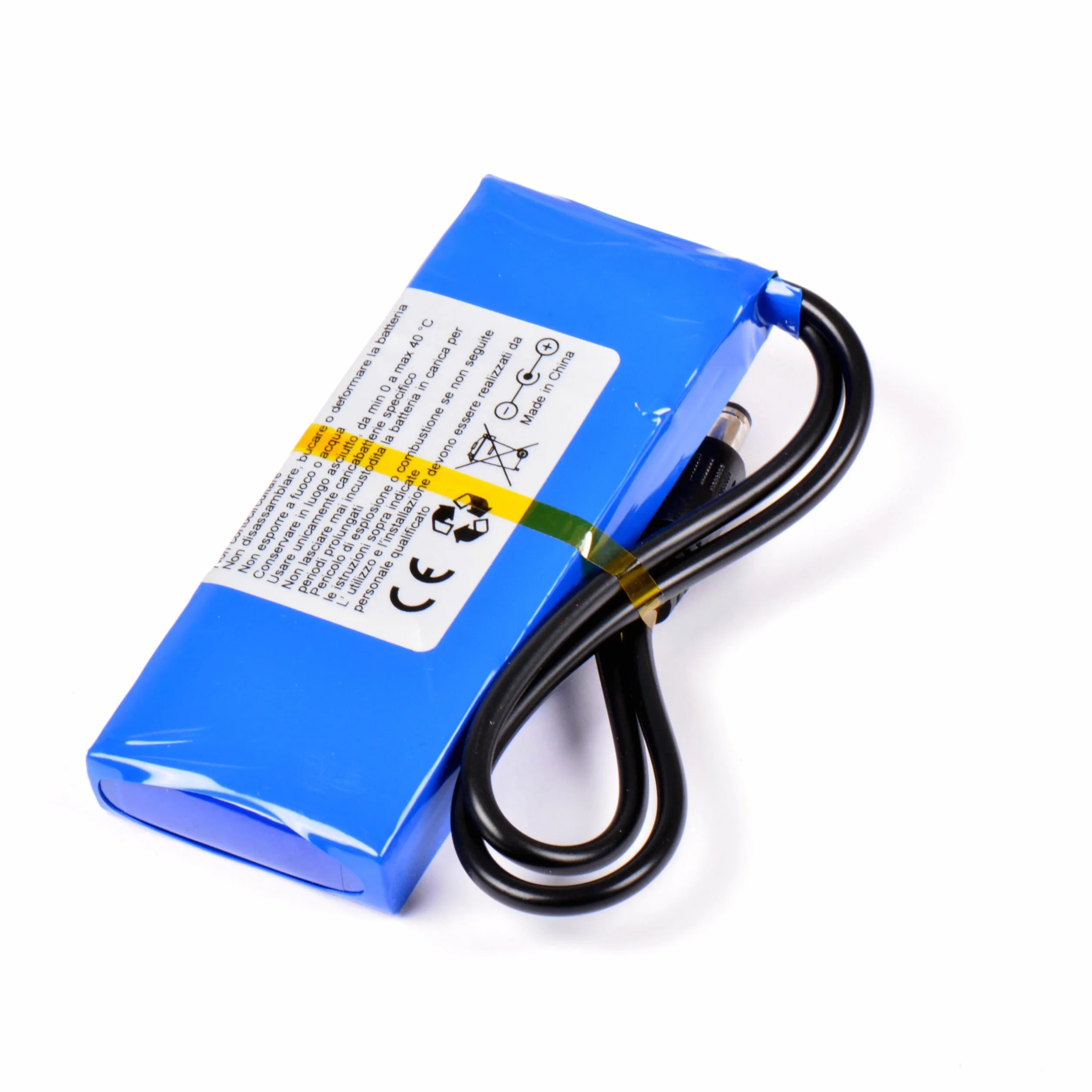 AFTERTECH PACCO BATTERIA PILA 12V 2000mAh 2Ah RICARICABILE AL LITIO 101x42x13mm 3s1p 12,6v G1E2