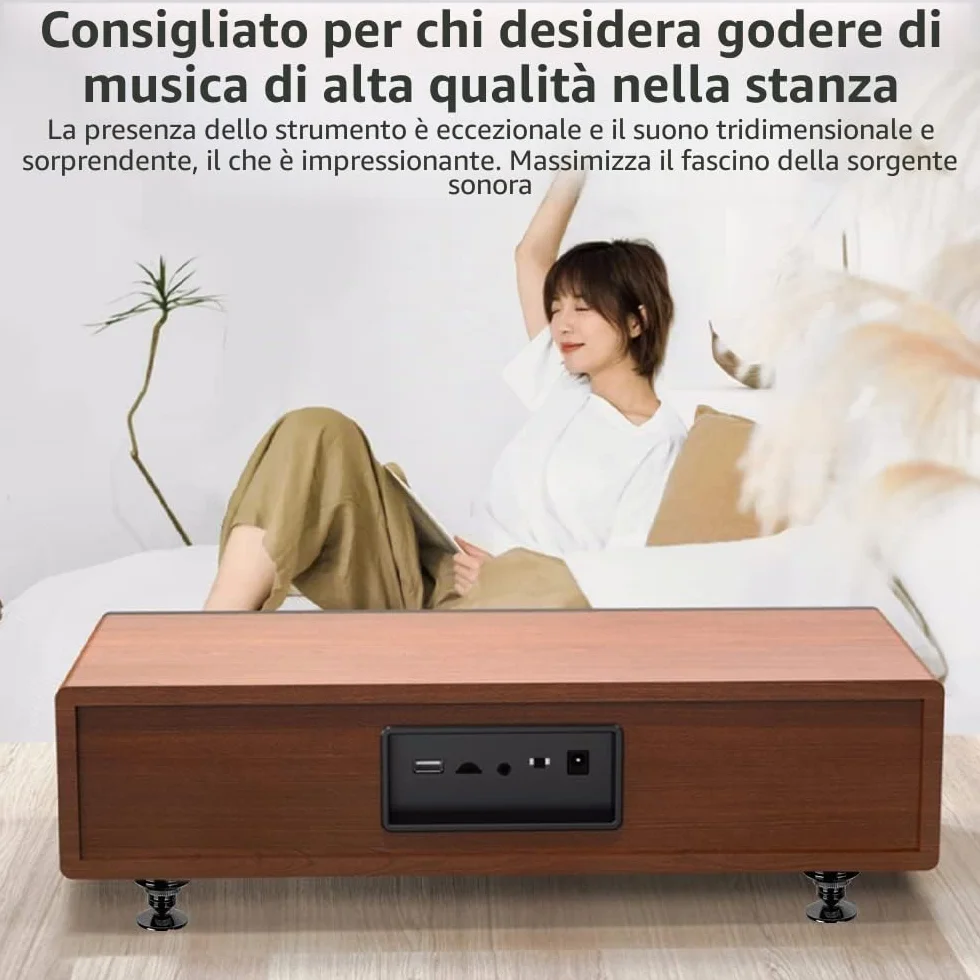 Punte nere per altoparlanti antivibrazione HiFi 8 pezzi
