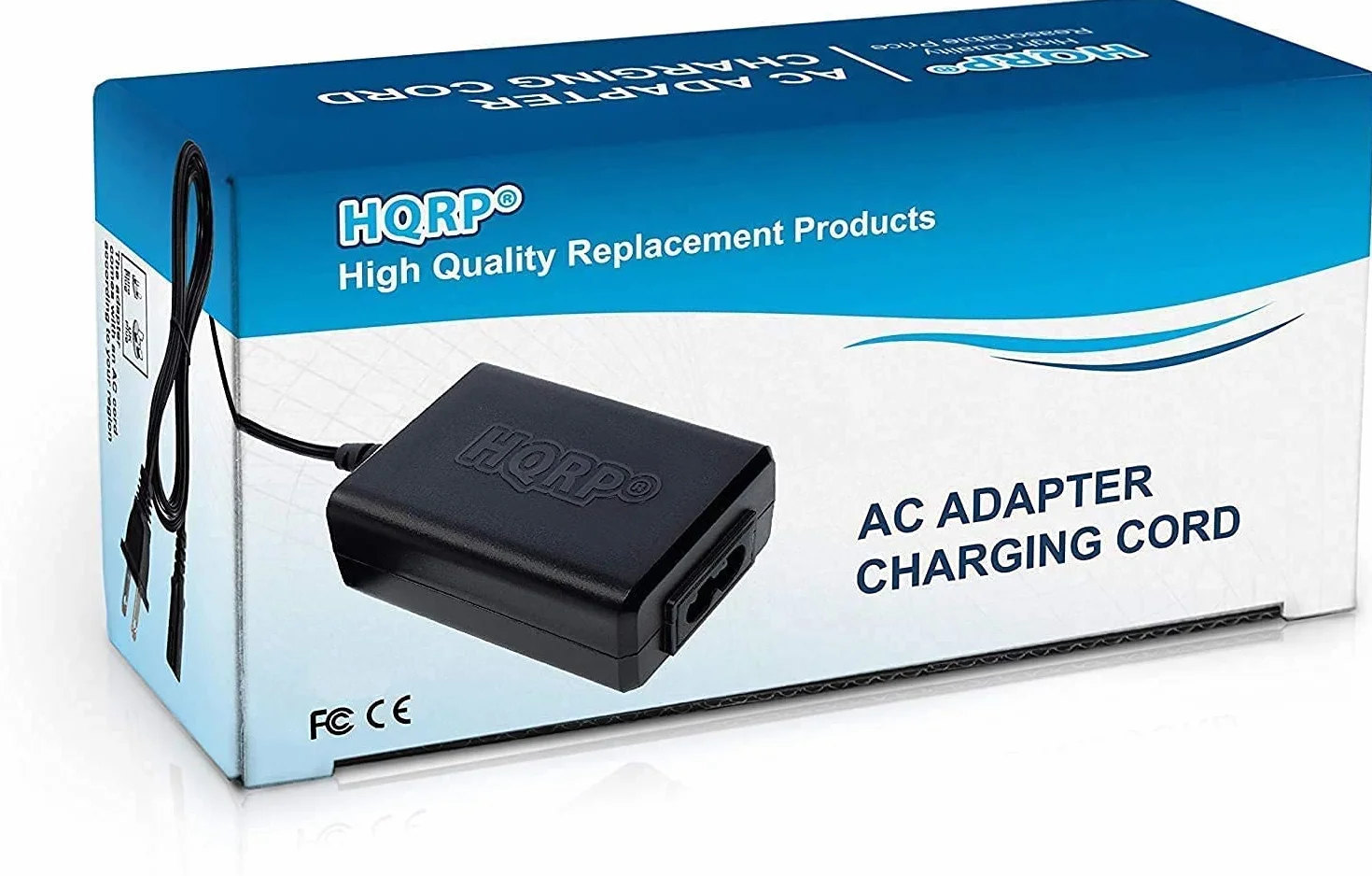 HQRP Alimentatore di rete per Canon CA-590 / CA-590E, ZR800, ZR830, ZR850, ZR900, ZR930, ZR950, ZR960; LEGRIA HF R16; VIXIA HF R10, HF R100, HF R11, HF R10