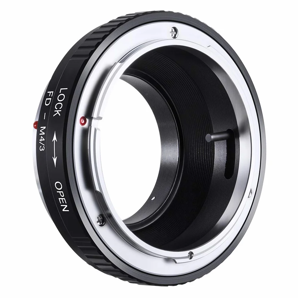 Anello Adattatore per Obiettivo K&F Concept FD-M4 / 3 Adatto per Obiettivo Fotocamera FD per Olympus M4 / 3 E-P1 / E-P2 / E-PL1 e Panasonnic G1 / G2 / GF1 / GH1 / GH2