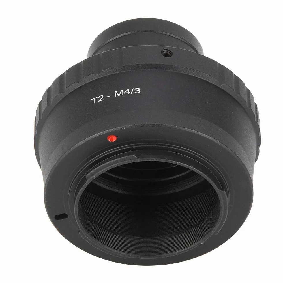 T2-M4 / 3 Anello Adattatore per Telescopio, 1,25 Pollici Anello Adattatore per Telescopio in Metallo per Olympus M4 / 3 Fotocamera