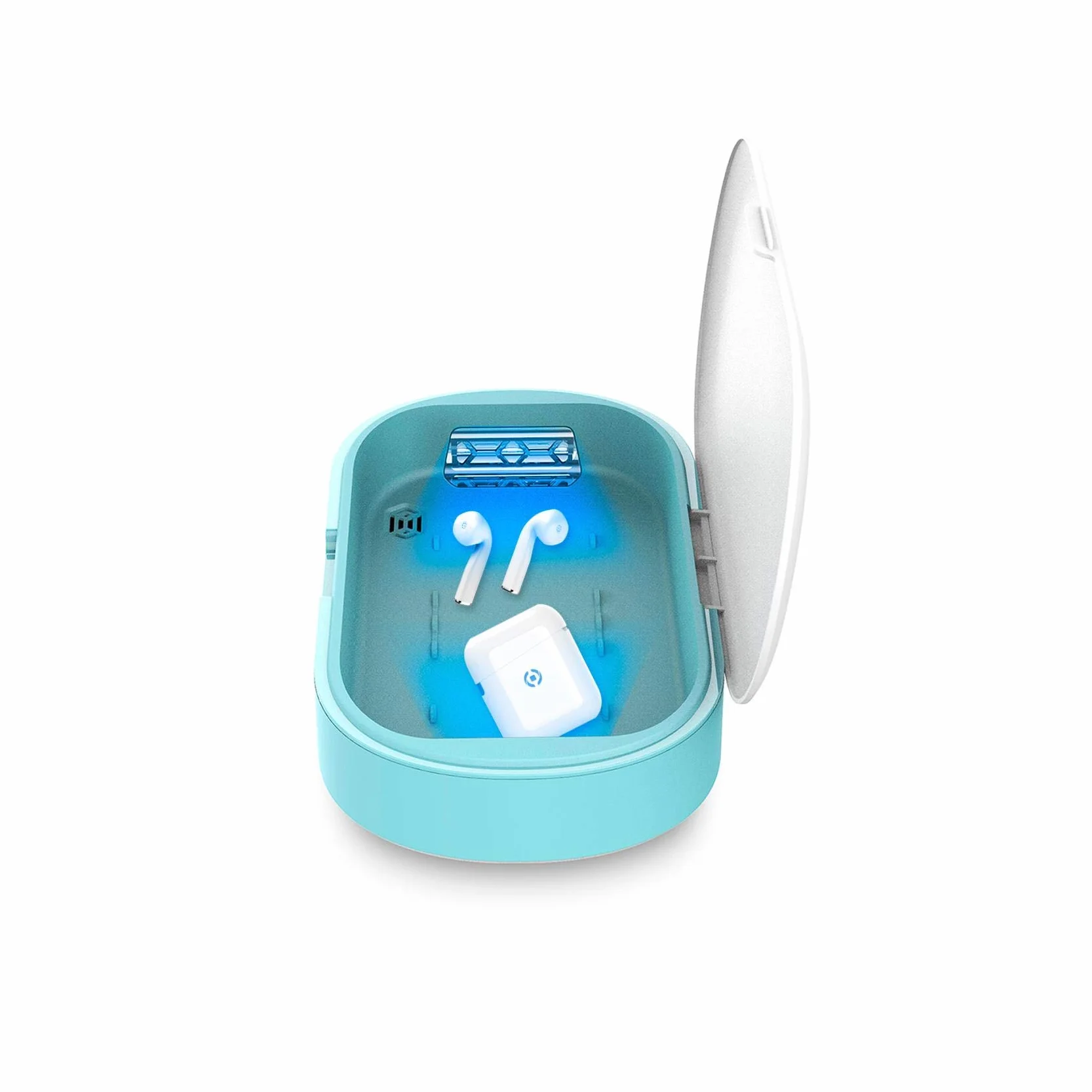 Celly Sterilizzatore UV Universale (certificazioni), Scatola disinfettante con Raggi UV-C e Funzione aromaterapia per Smartphone e Accessori, Orologi, Maschere, Guanti.