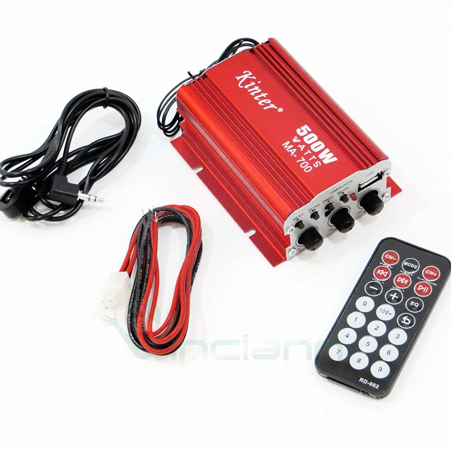 TEMPO DI SALDI Amplificatore Audio 2 Canali Stereo Ingresso USB SD Card Reader Con Telecomando