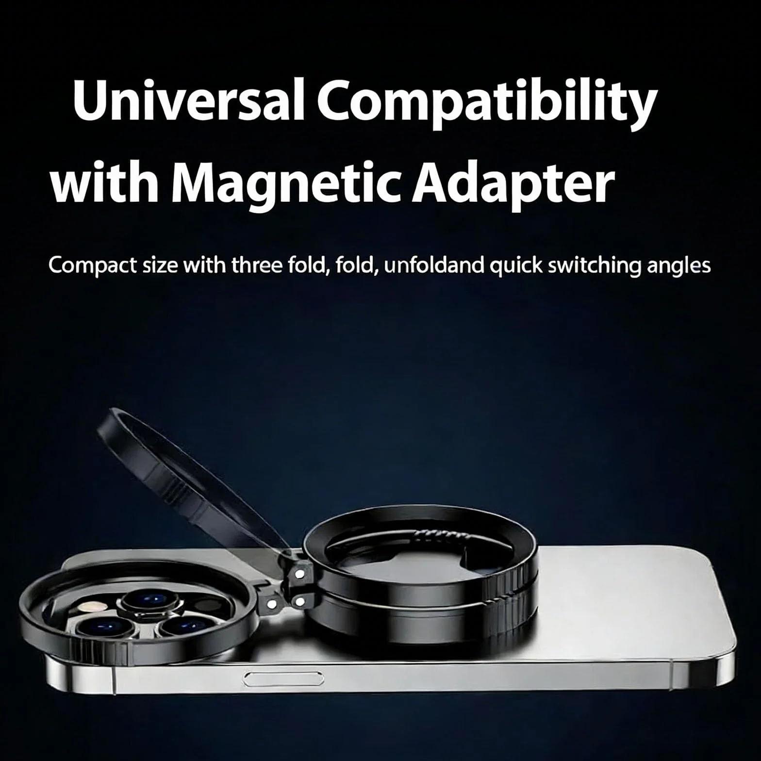 Anti-Glare Magnetic Phone Filter, 52mm Polarizing Lens Filter, Magnetic Adapter Mount for Smartphone Photography (1 PCS)