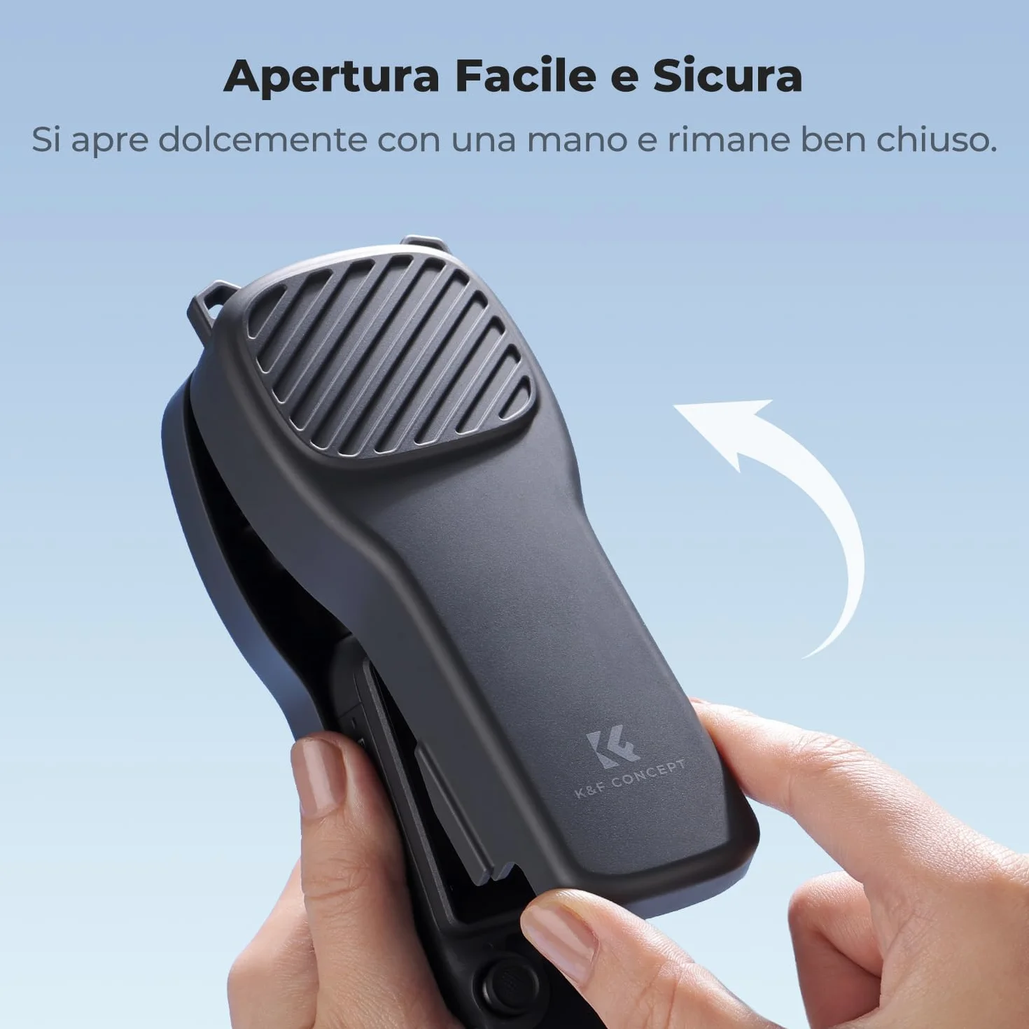 K&F CONCEPT PT61 Custodia Protettiva Compatibile con DJI Osmo Pocket 4/Pocket 3 con Spazio Filtri, Guscio Rigido con Interno Morbido, Design Esclusivo, Apertura Facile
