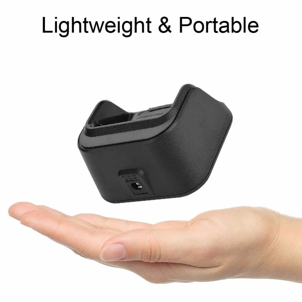 Base di Ricarica Radio Portatile Bewinner per Hytera Walkie Talkie Caricabatterie Dock 12V 1A Sostitutiva