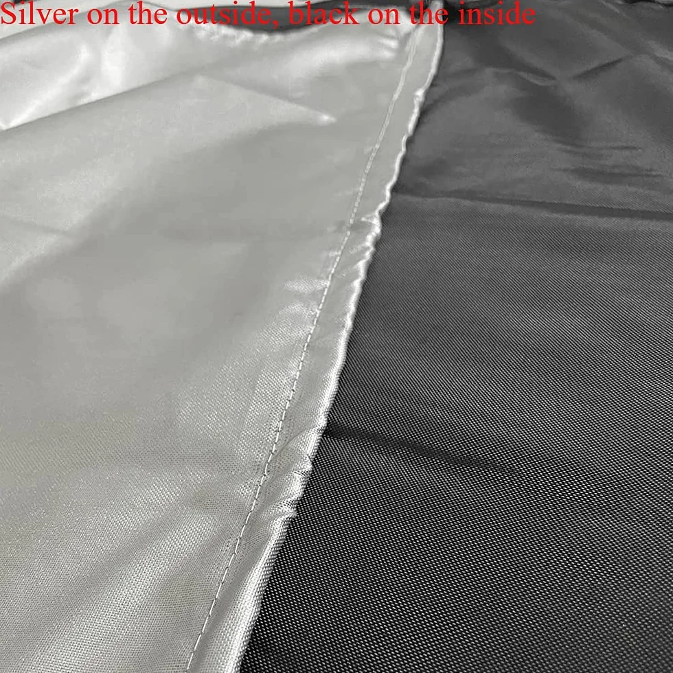 Copertura per telescopio, impermeabile, in tessuto Oxford 420D, per esterni, sole, antipolvere, mantello per mobili con coulisse regolabile (L: 150 x 85 cm)