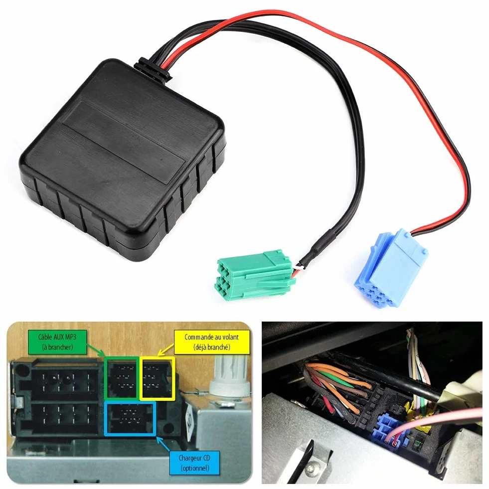 Accessori audio per auto Cavo audio Ausiliario AUX di alta qualità per accessori per auto Bluetooth adatti per