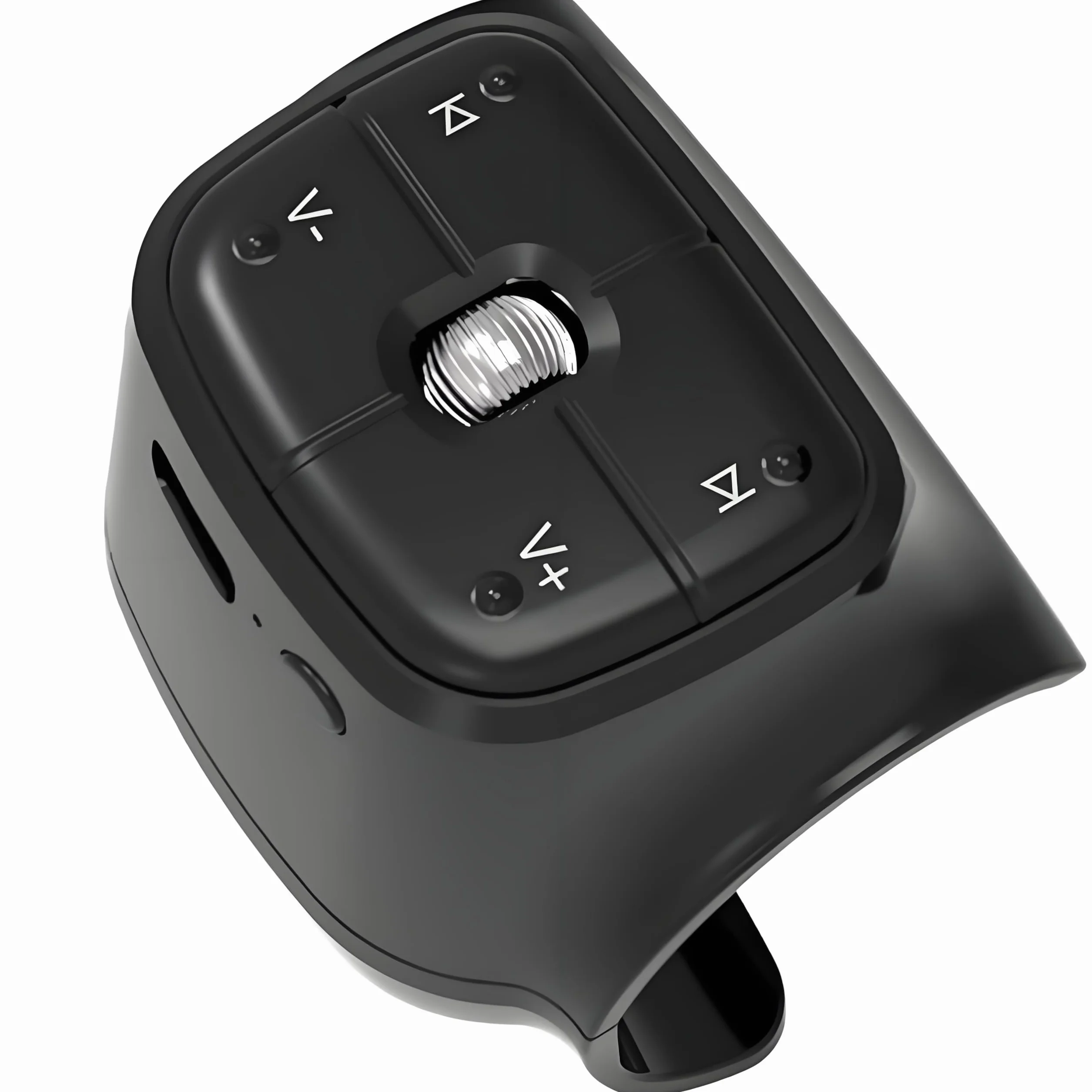 TikTok - Telecomando Bluetooth per auto, bici, moto, pulsante di controllo del volante, batteria ricaricabile integrata, compatibile con iPhone e telefoni Android