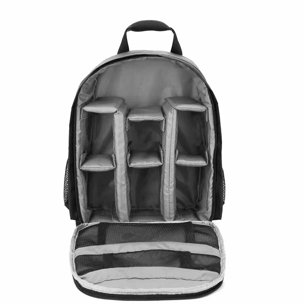 Andoer Zaino per fotocamera, fotocamera digitale DSLR, piccolo riflesso a specchio, impermeabile, leggero, multifunzione, traspirante, 33 x 26,5 x 12,5 cm