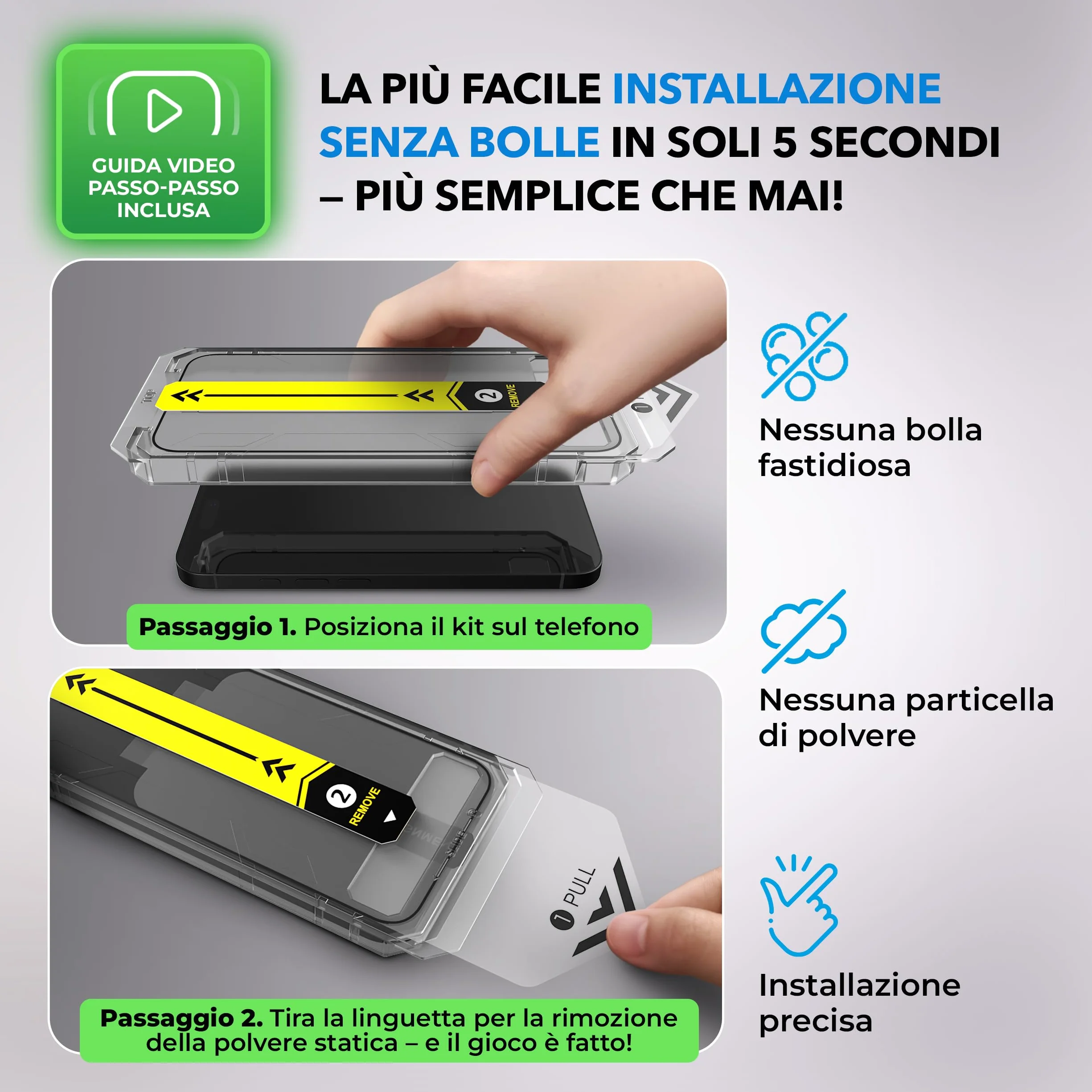 Deppa Privacy Pellicola Protettiva per Samsung Galaxy S25 Ultra (6.9") – Anti Spia Vetro Temperato, Ultra Resistente, Copertura Totale, Anti-Graffio, 2 Pezzi