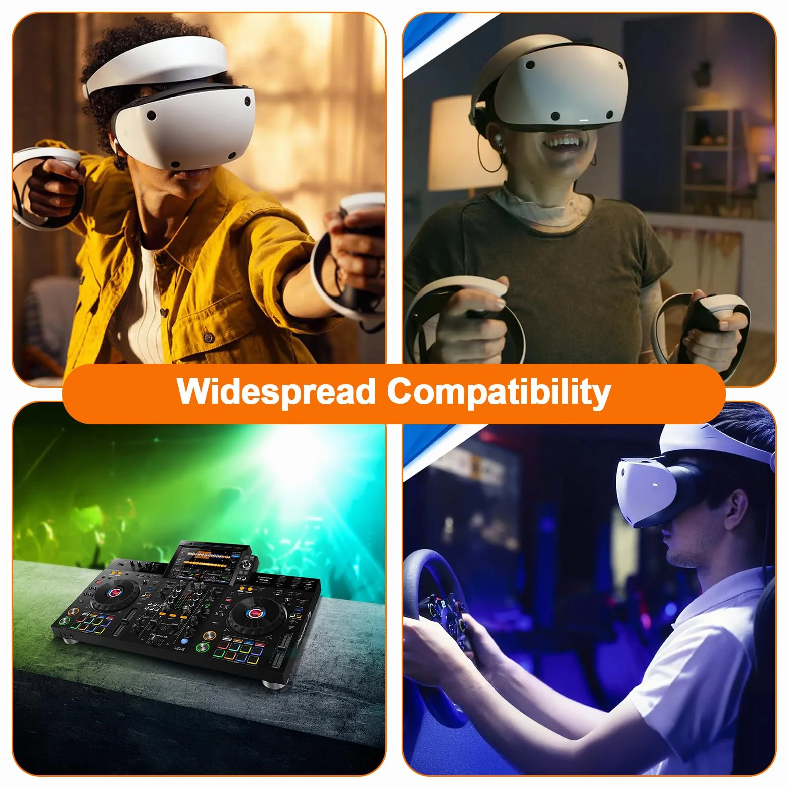 12 V 3,6 A Adattatore di Alimentazione, Compatibile con Pioneer DJ DDJ-1000 DDJ-1000 SRT DDJ-800 DDJ-RR XDJ-RR, Compatibile con Sony PSVR PSVR2 Playstation VR CUH-ZAC1 CUH-ZVR2 Caricabatterie ADP-36NH