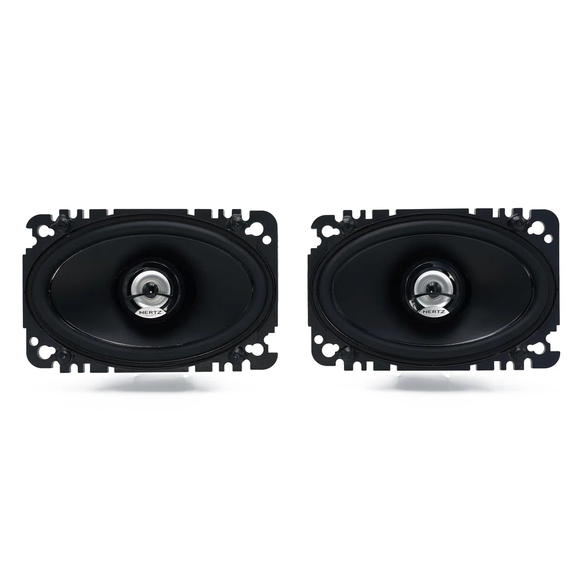 Hertz DCX 460.3 – Coppia di altoparlanti coassiali a 2 vie da 4"x6" per auto, 120W Peak, tweeter a cupola in PEI e cono in carta trattata per risposta lineare
