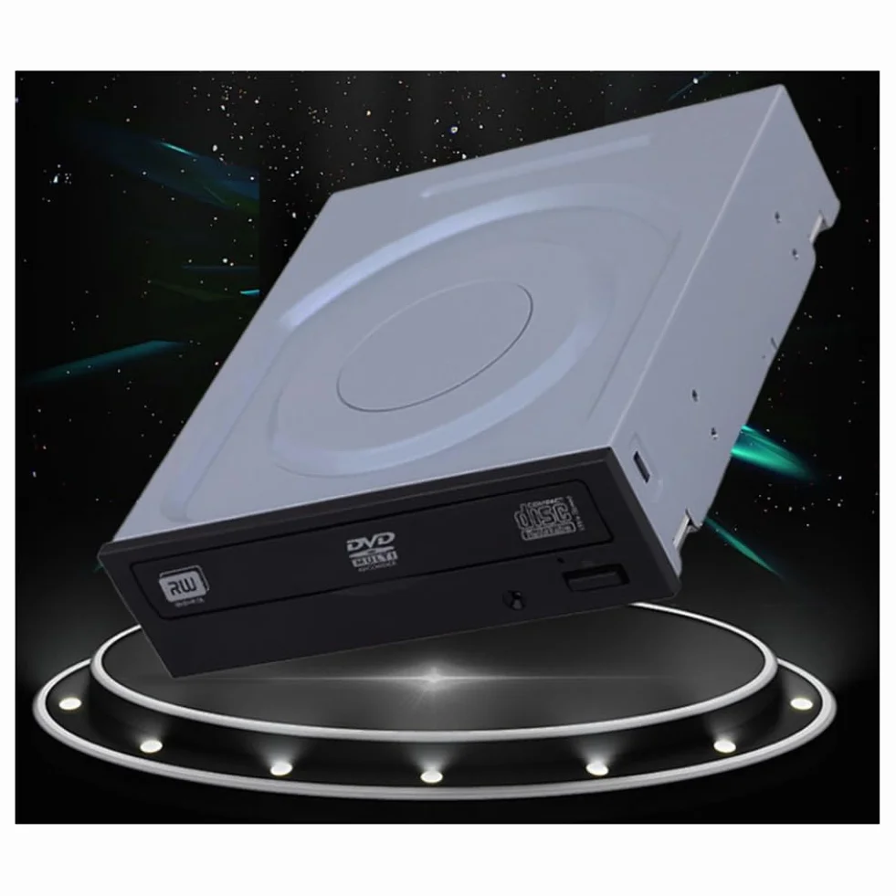 Computer desktop con drive interno integrato e masterizzatore ottico DVD/CD integrato