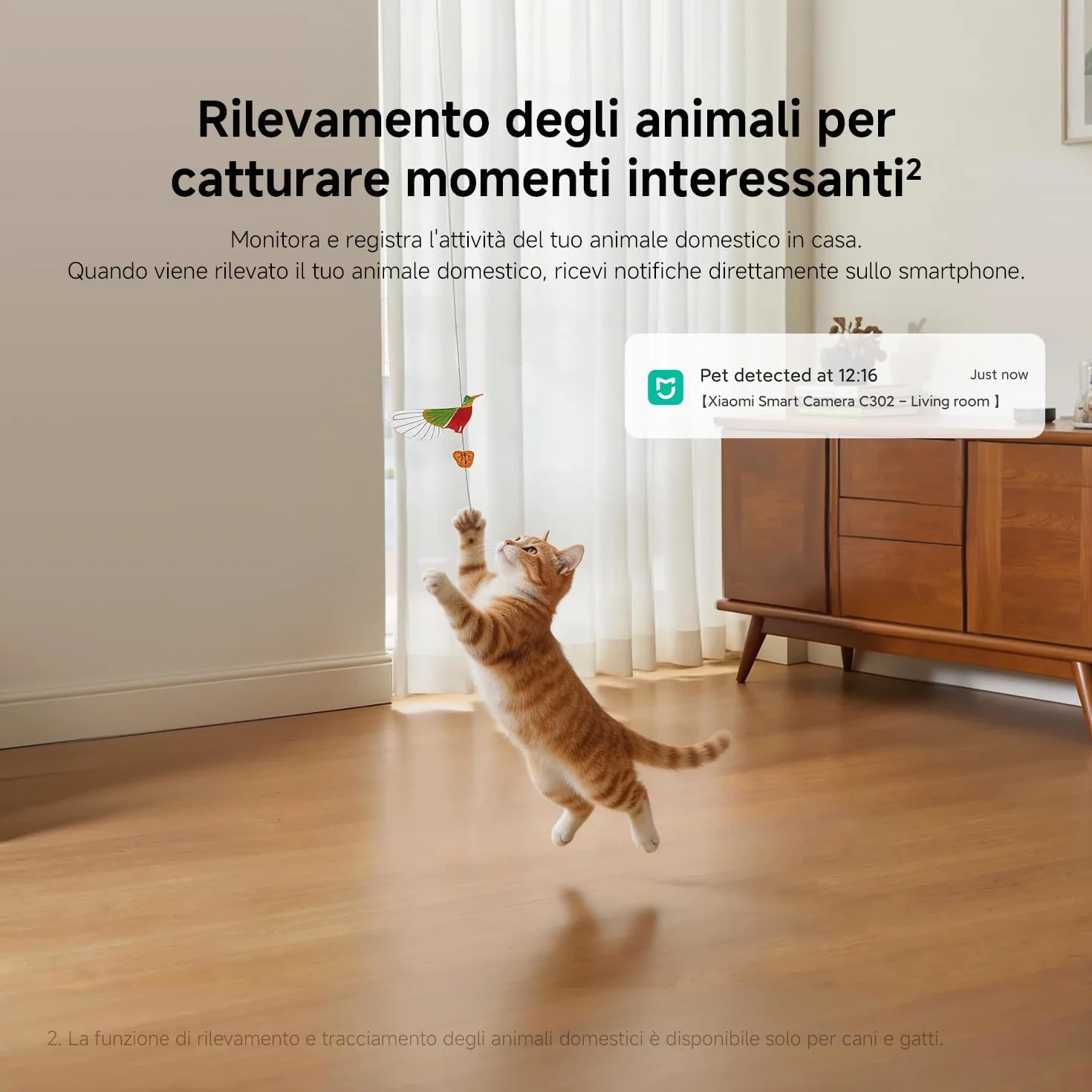 XIAOMI C302 Indoor WiFi Camera 2K (3MP) with Privacy Shield, 360° Vision Camera, AI Detection of Baby/Pets, Two-Way Audio, Ultra-Colors in Very Low Light, Alexa