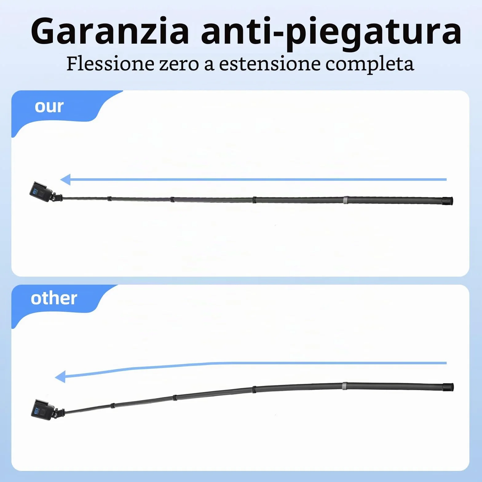 BRDRC Bastone selfie invisibile ultra lungo in fibra di carbonio per Insta 360 ONE X5 X4 X3 X2 RS Accessori (con adattatore Go Pro, cinturino, sacchetto di stoccaggio) 3 m