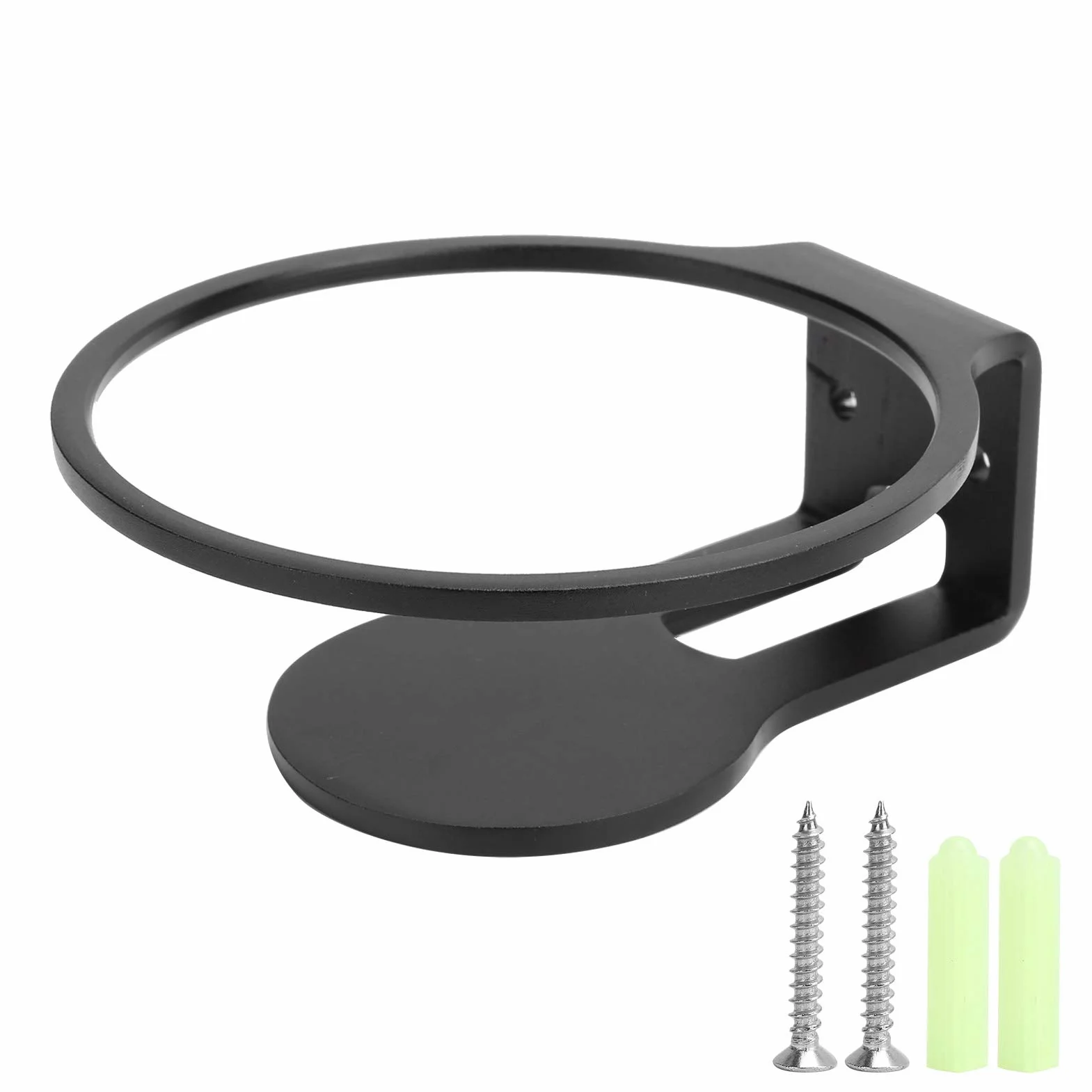PUSOKEI Supporto a Parete per HomePod Mini - Robusto Supporto in Lega di Alluminio, Supporto per Soluzione Salvaspazio Compatibile con Homepod Mini Altoparlante(Nero)