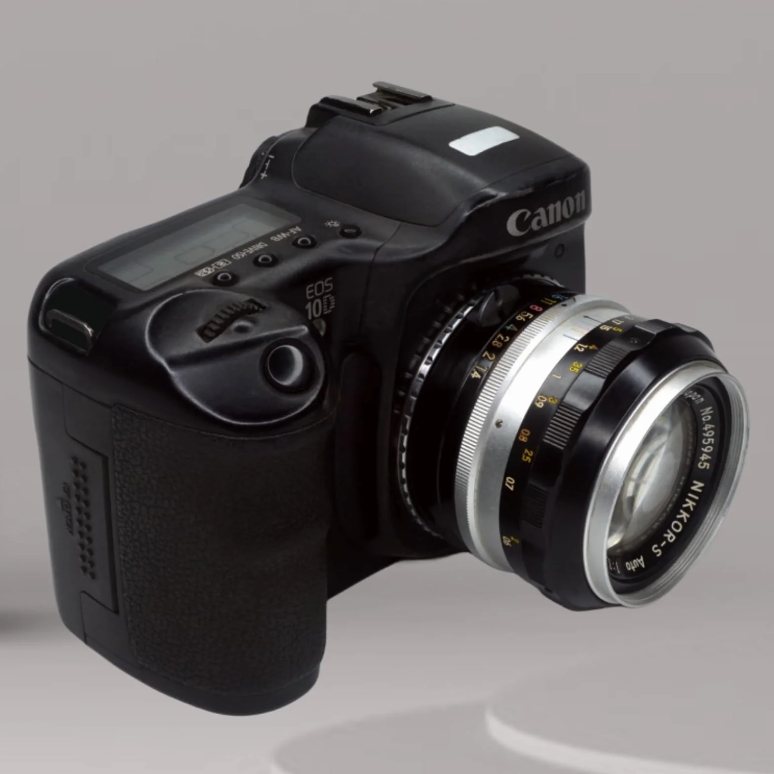 PHOLSY Anello Adattatore per lenti Messa a Fuoco Manuale Compatibile con Obiettivi Nikon F AI AF Mount e Canon EOS EF-Mount Corpo Fotocamera, Nikon F su EOS, Nikon F su EF