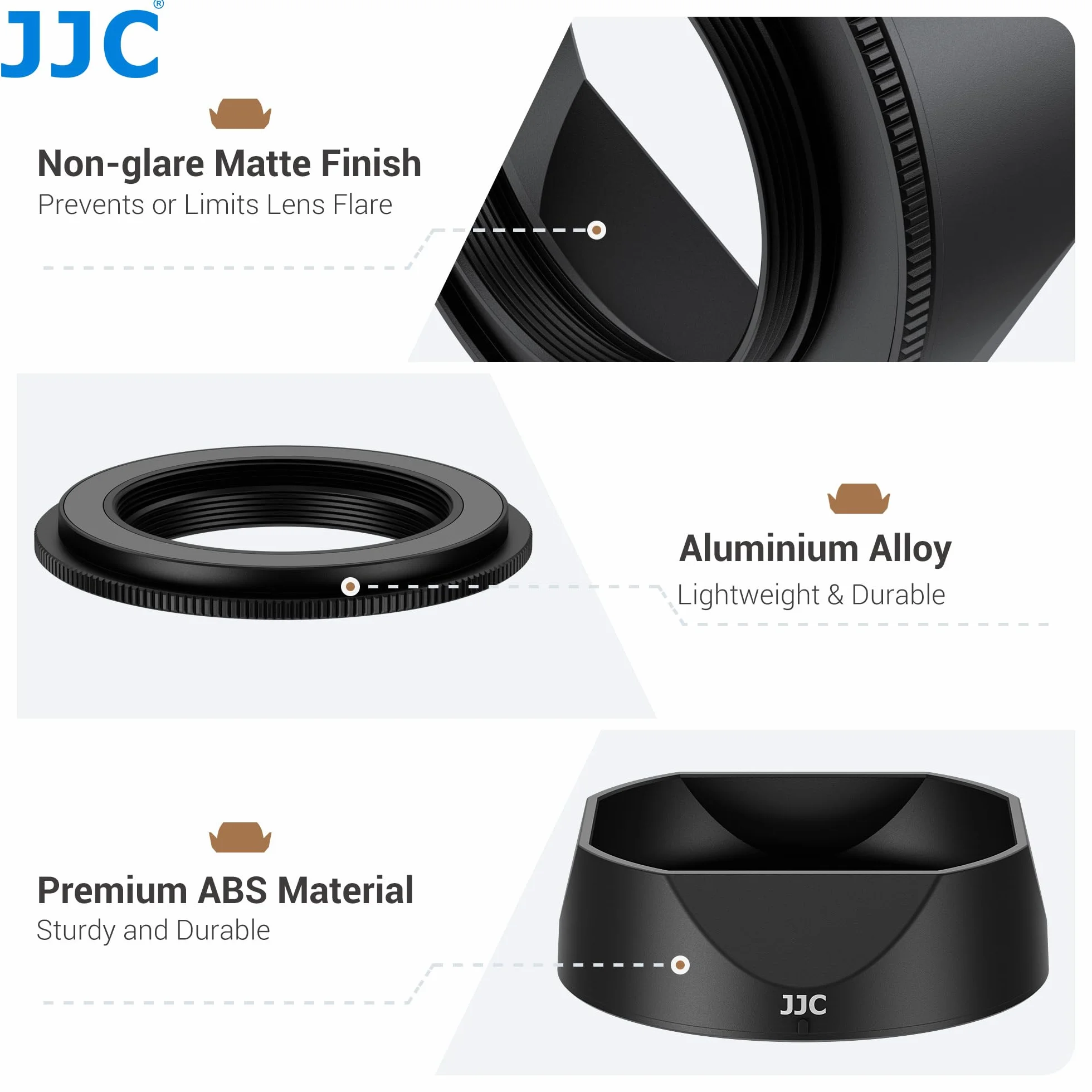 JJC Paraluce per X-E5 con anello adattatore magnetico compatibile con Fujifilm XF 23 mm F2.8 R WR, XF 27 mm F2.8 R WR, XF27 mm F/2.8, compatibile con filtro da 39 mm e copriobiettivo, sostituisce