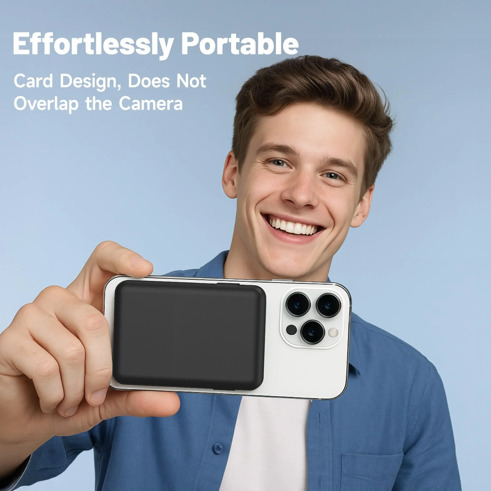 Powerbank Magsafe 10000mAh, Caricatore Portatile Magnetico Wireless 20W con Display LED per iPhone 17/16/15/14/13/12 Pro/Pro Max/Plus Nero