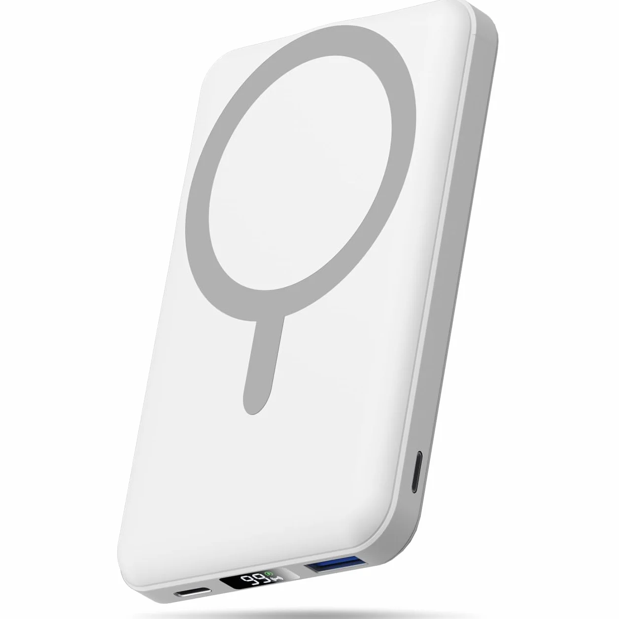 AOGUERBE Power Bank 10000mAh, Caricabatterie Portatile, Wireless Magnetico PowerBank PD 22.5 W Ricarica Rapida con Display LED USB-C Batteria Esterna per iPhone17/16/15/14/13/12/Pro/Mini/Pro Max