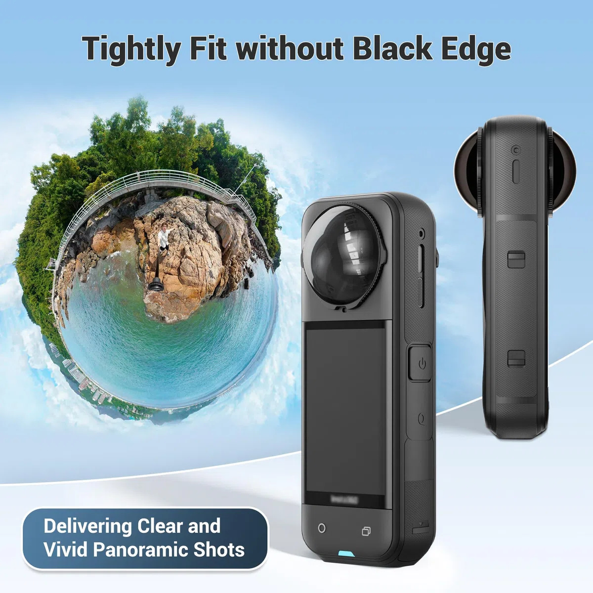 JJC X5 ND 64 Filtro Protezione lente per obiettivo Insta 360 X5 Accessori di protezione obiettivo