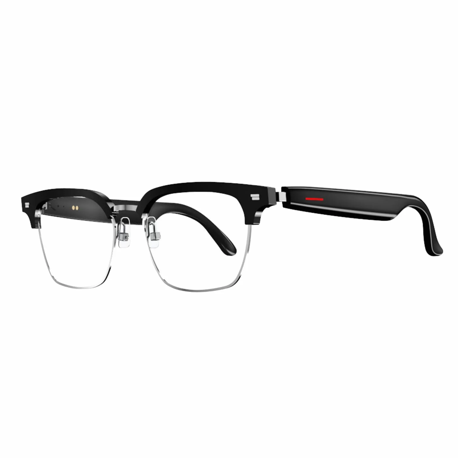 Generico Occhiali Audio Intelligenti Con Altoparlante, Occhiali Con Risposta E Fine Chiamata Audio Wireless Per Uomo Donna
