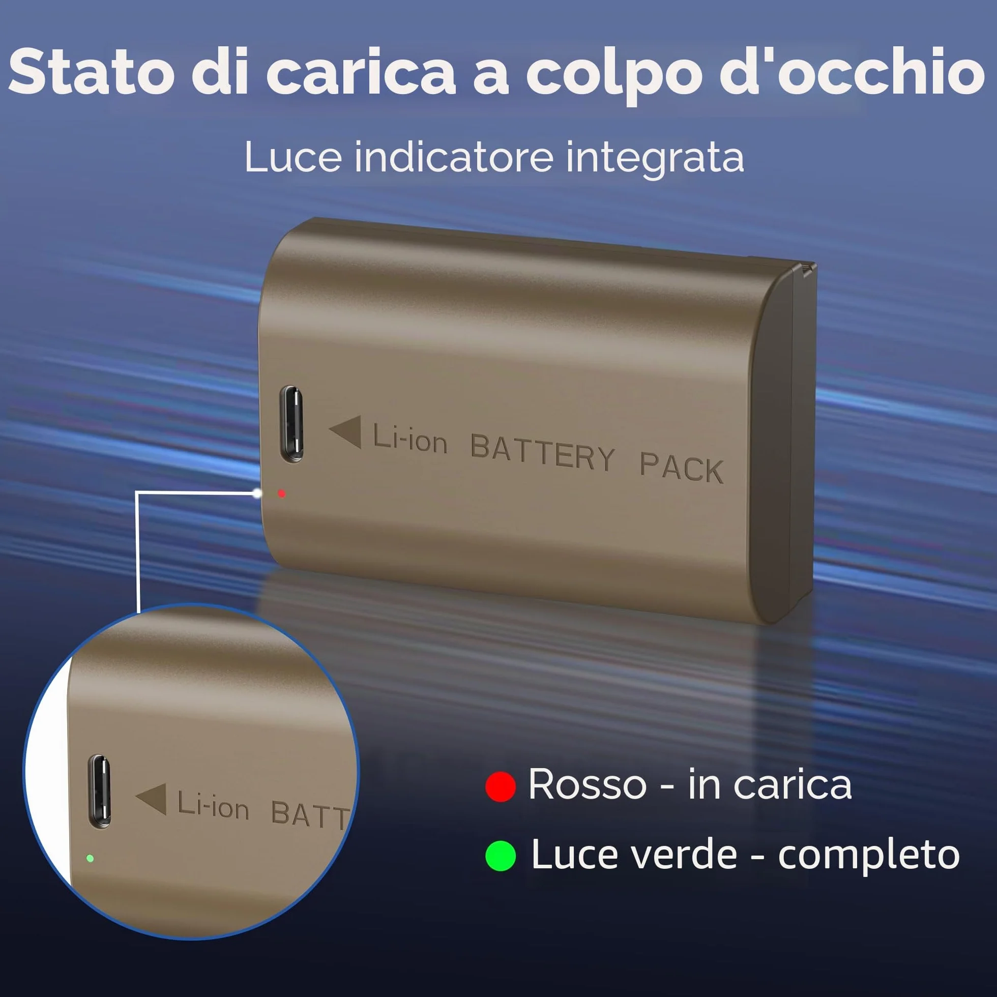 Batterie LP-E6 (2 pezzi) con cavo USB-C 2 in 1, 3000mAh, compatibili con Canon LP-E6/LP-E6N, EOS 5D II/III/IV, 6D/6D II, 7D/7D II, 60D/70D/80D/90D e altro